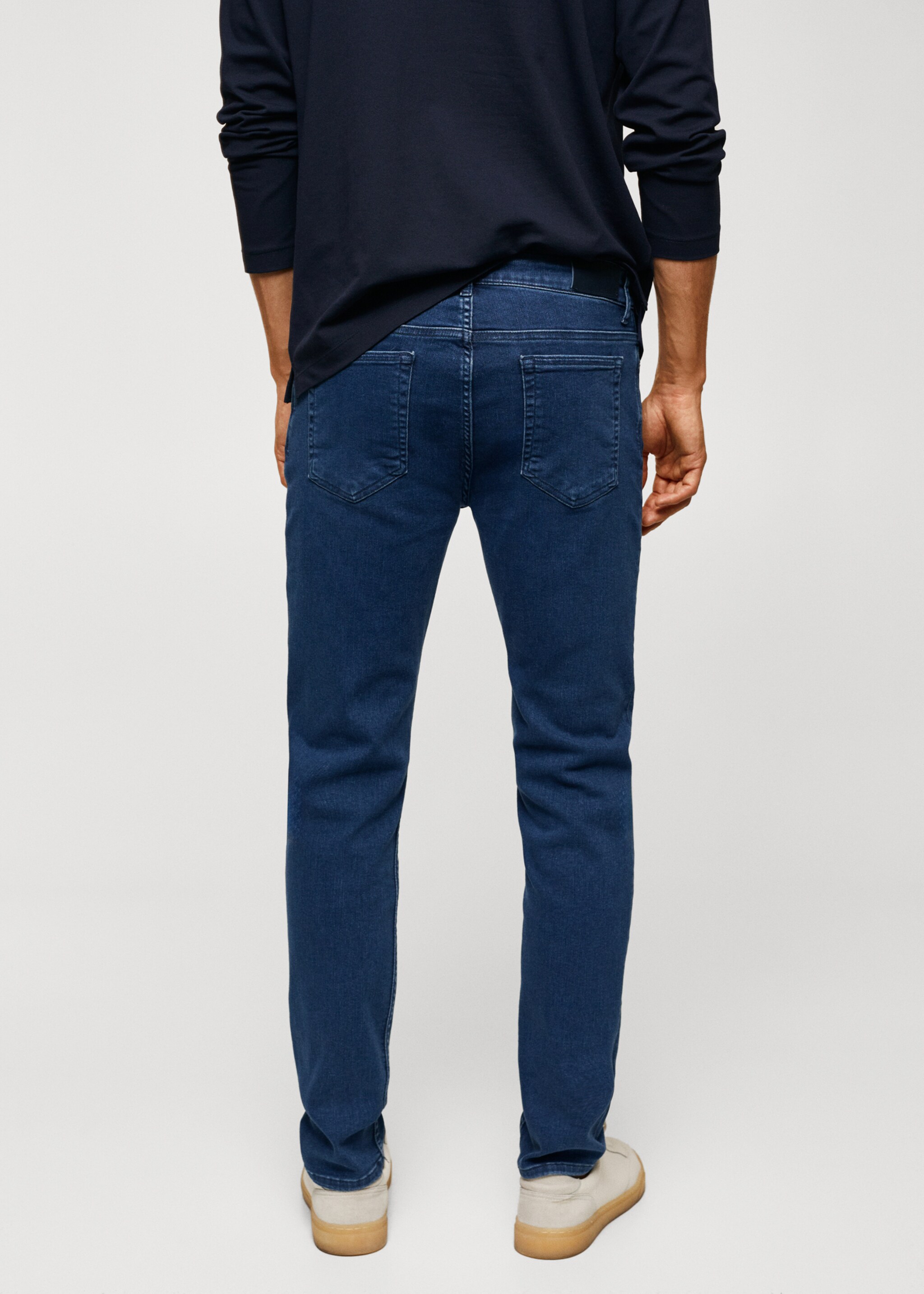 Slim fit Ultra Soft Touch Patrick jeans - Reverse of the article, Dark Blue. Ref: 57004424-00.