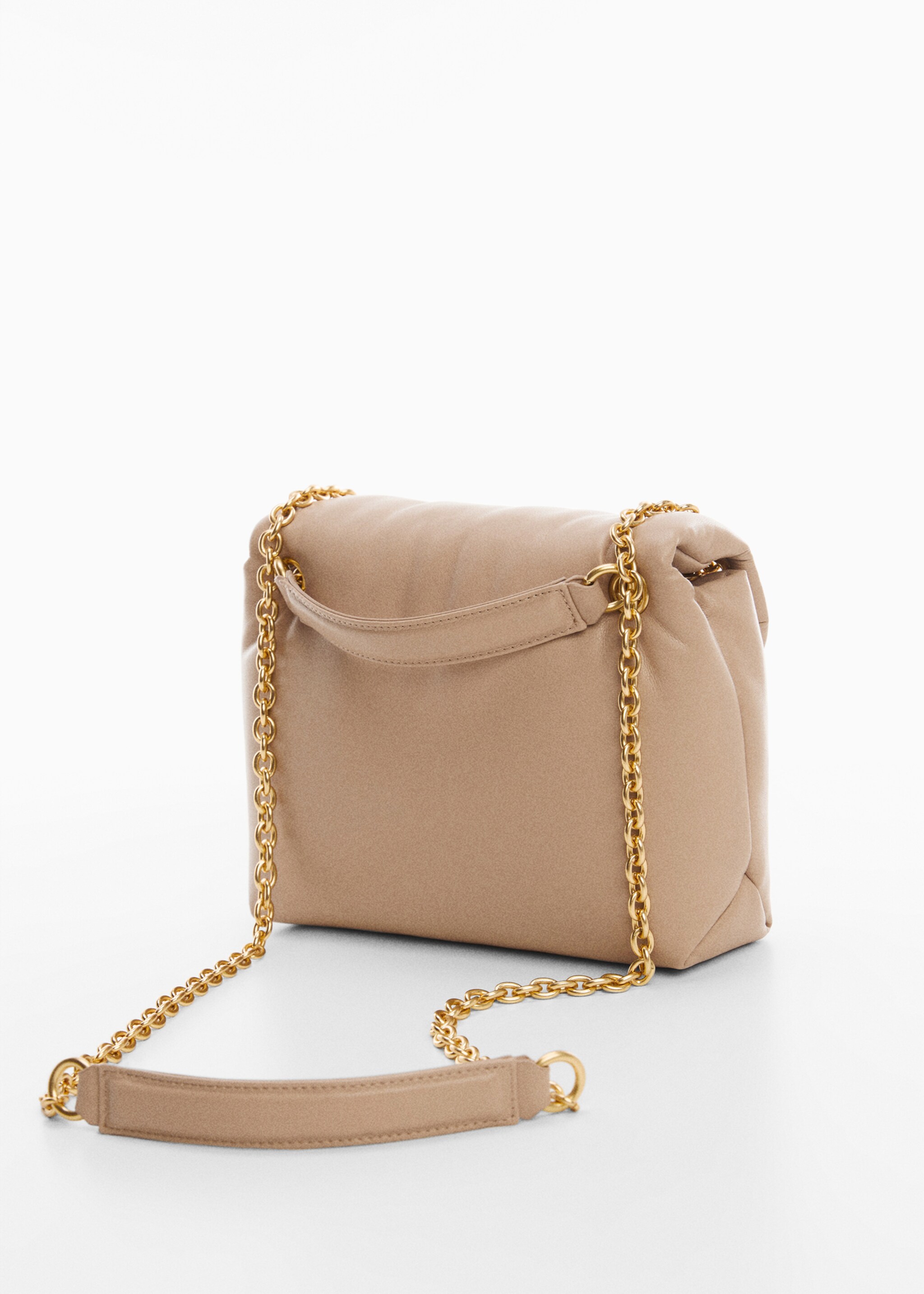 Gewatteerde tas met klep - Detail van het artikel 1, Licht/Pastelbruin. Ref: 57004431-00.