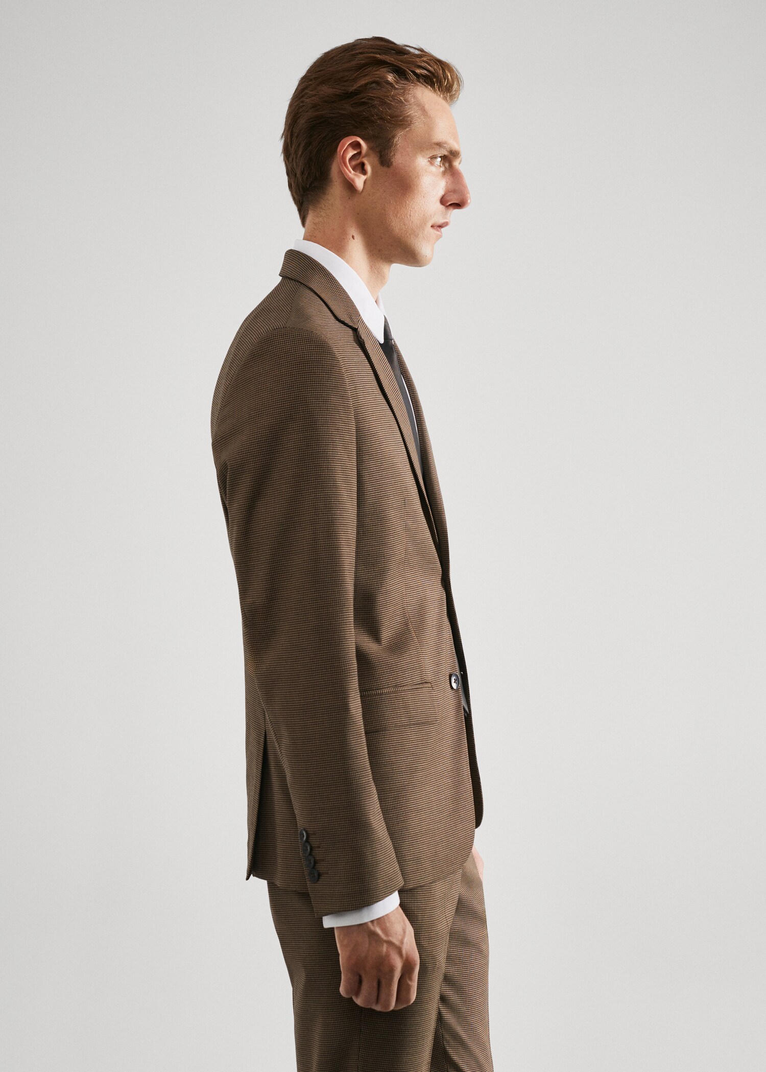 Σακάκι κοστουμιού super slim fit ύφασμα stretch - Λεπτομέρεια του προϊόντος 2