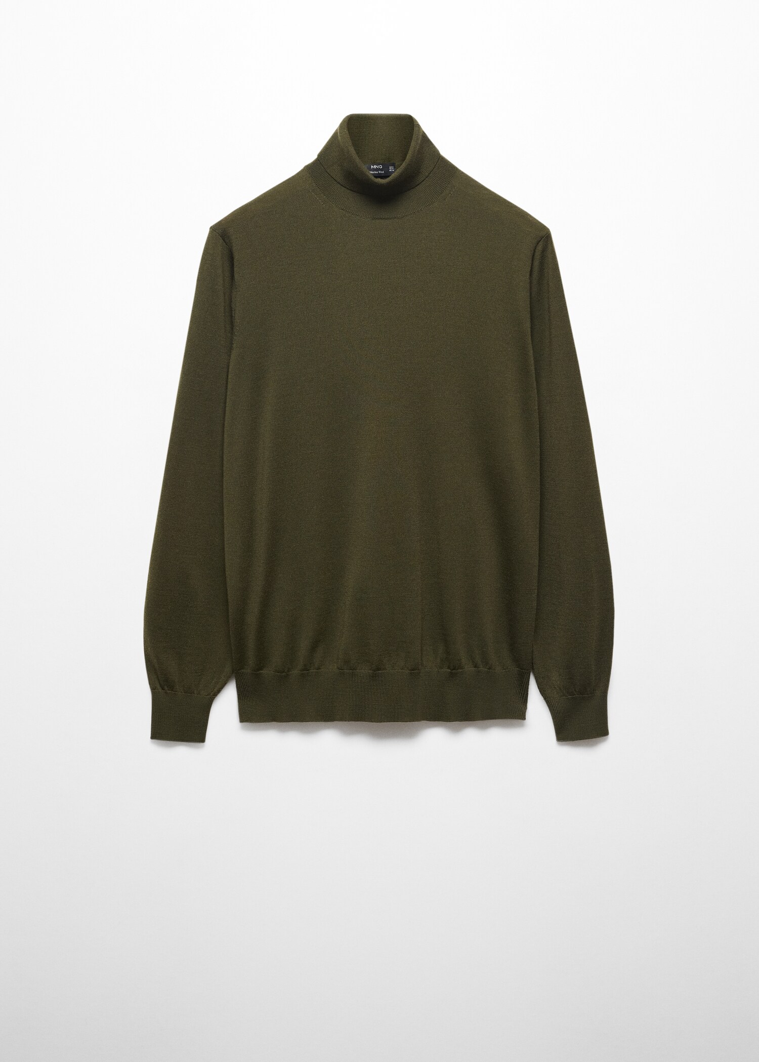 100% merino wool turtleneck sweater - Article without model