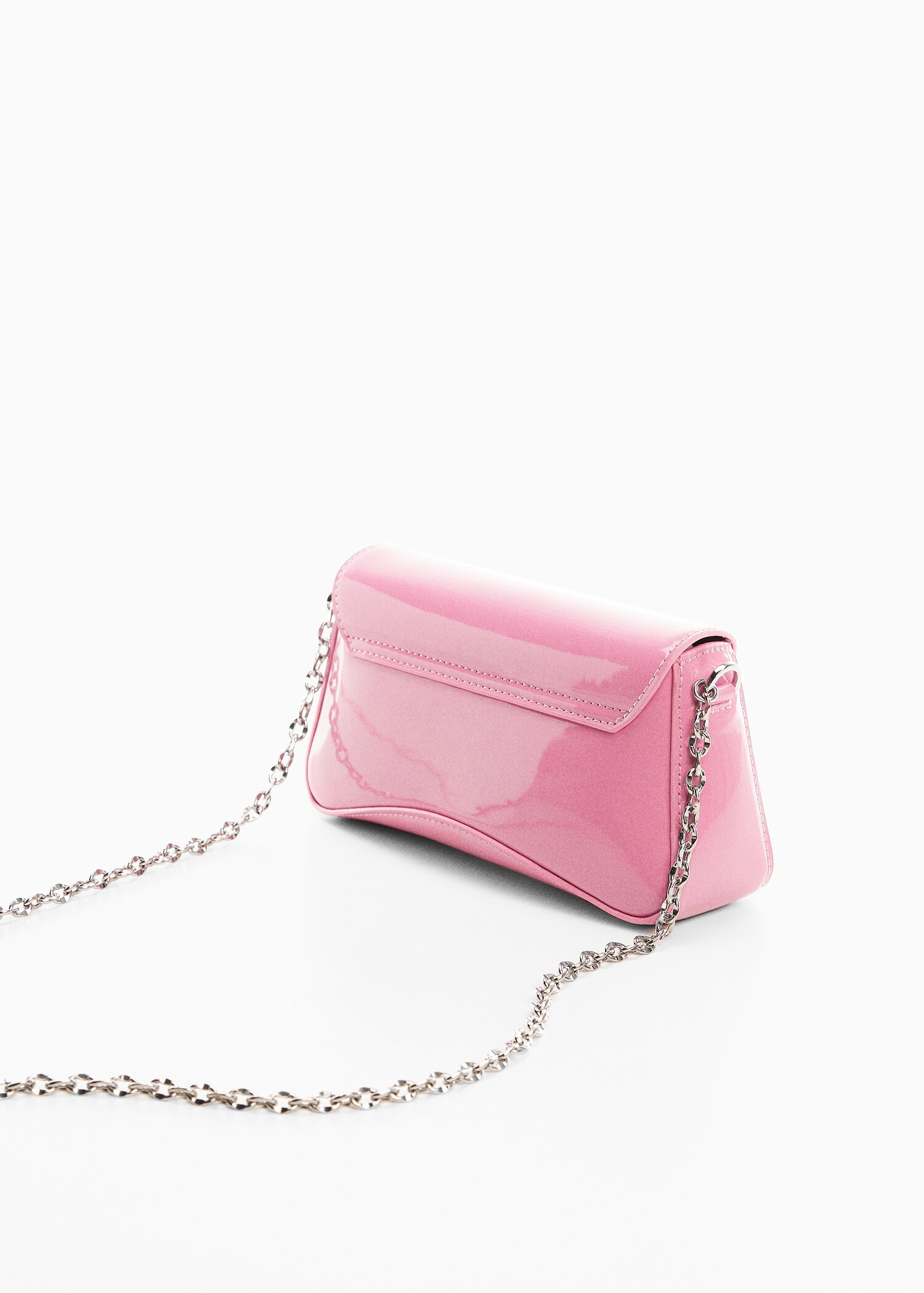 Patent leather chain handbag - Details of the article 1