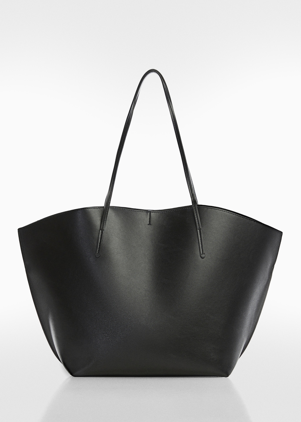 Sac cabas anse double Femme MANGO OUTLET France metropolitaine