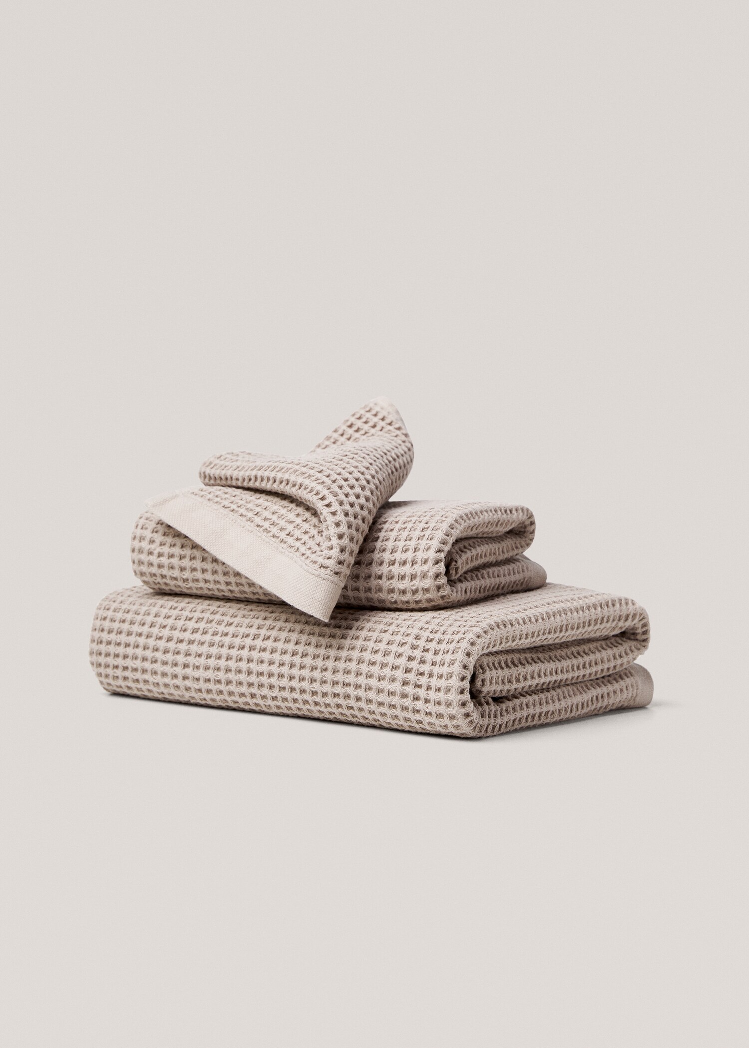 100% cotton waffle bath towel - Article without model