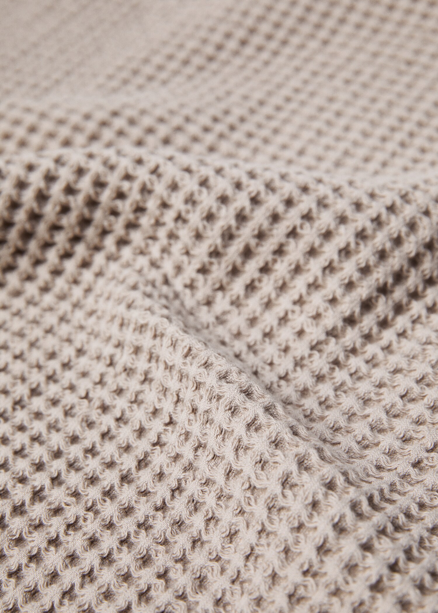 100% cotton waffle bath towel - Details of the article 1