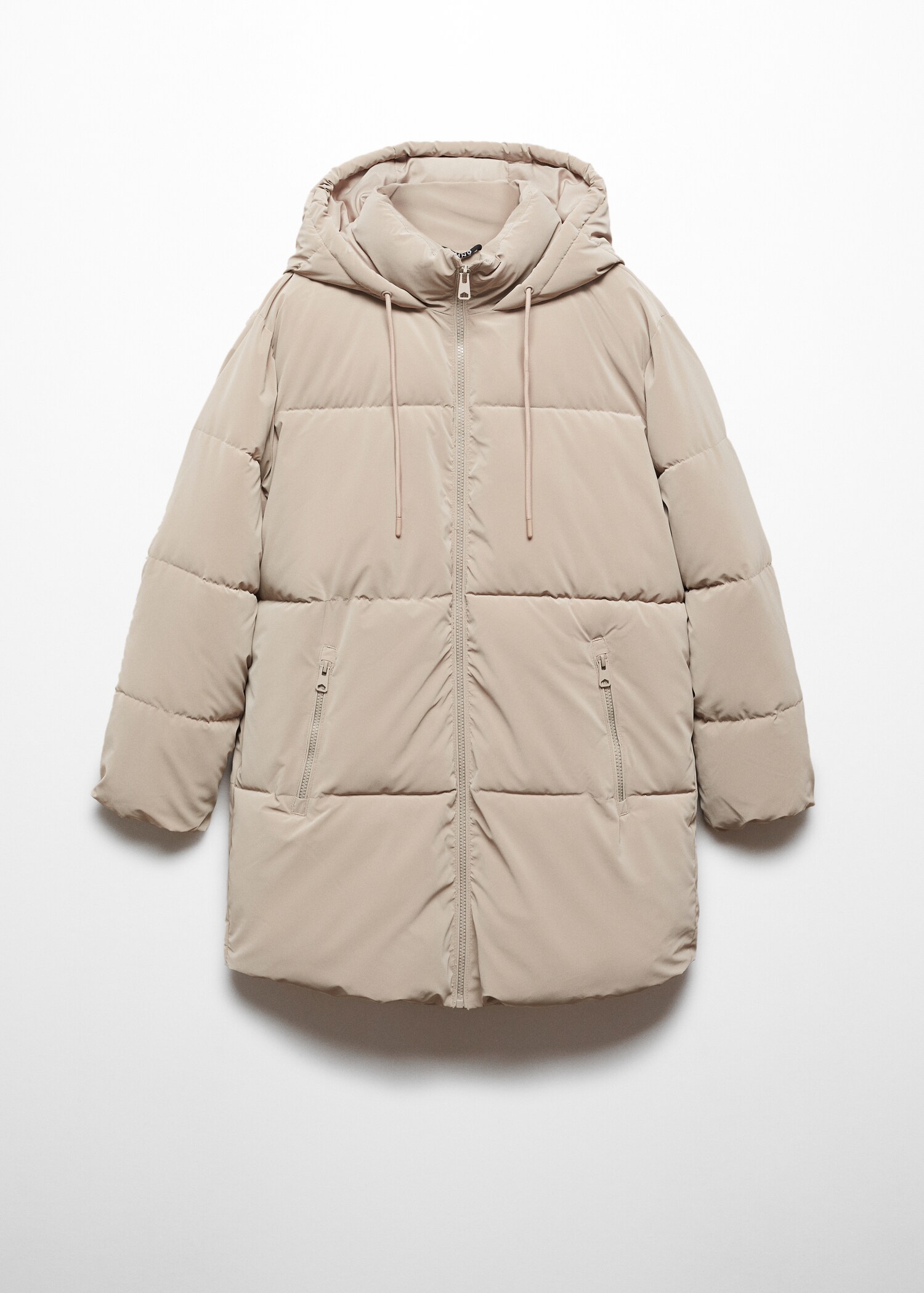 Quilted long coat - Article without model
