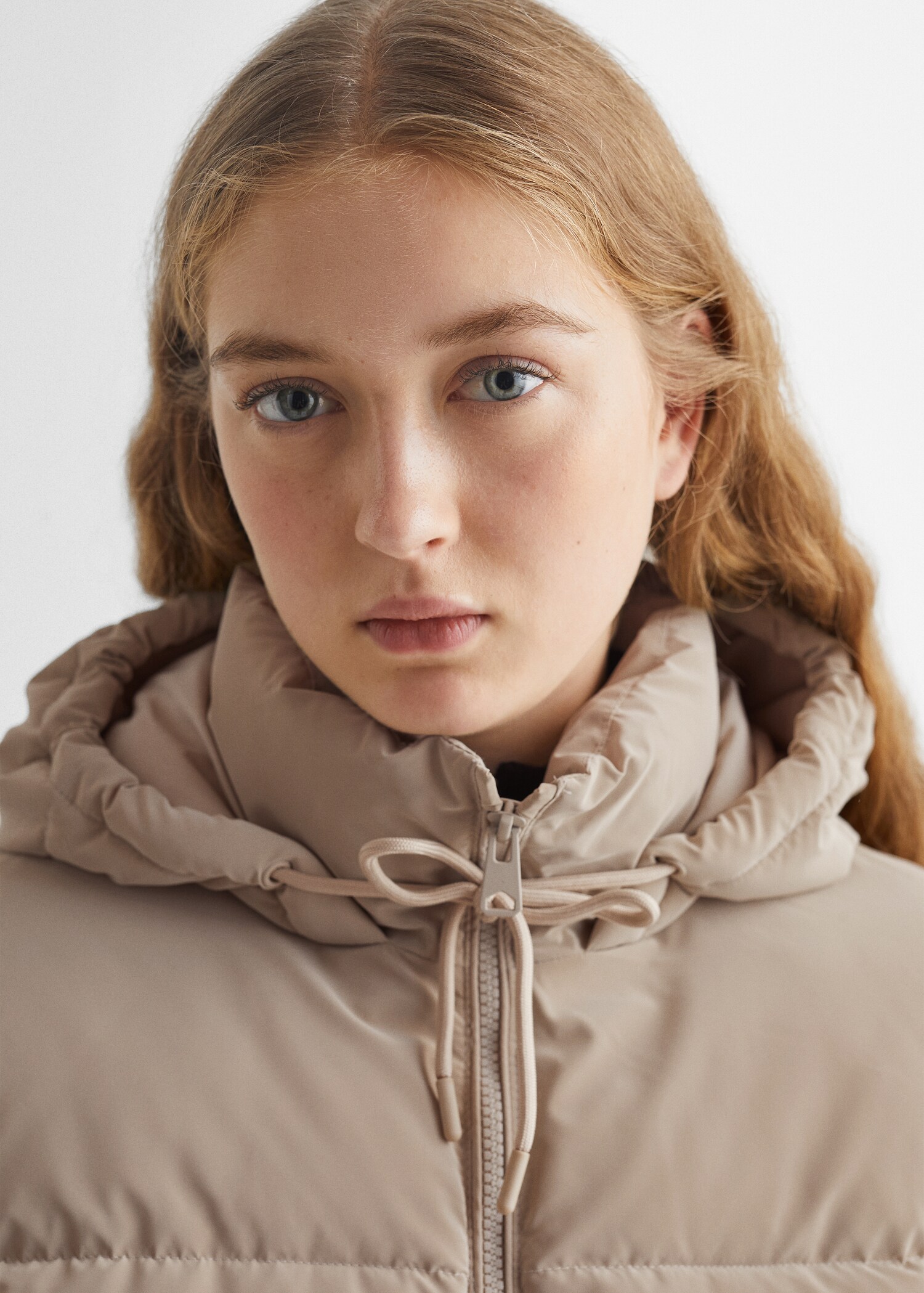 Quilted long coat - Details of the article 1