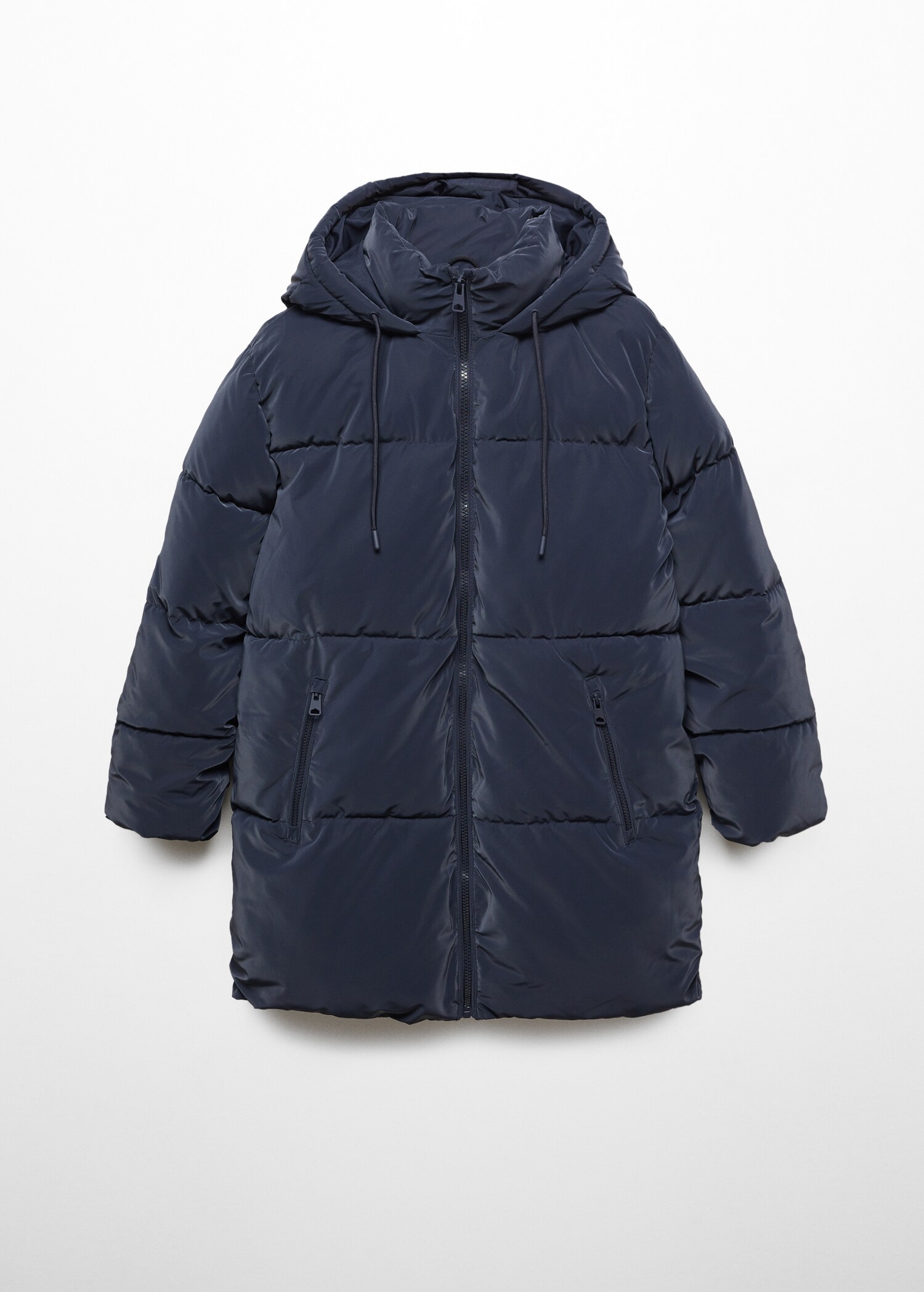 Quilted long coat - Article without model