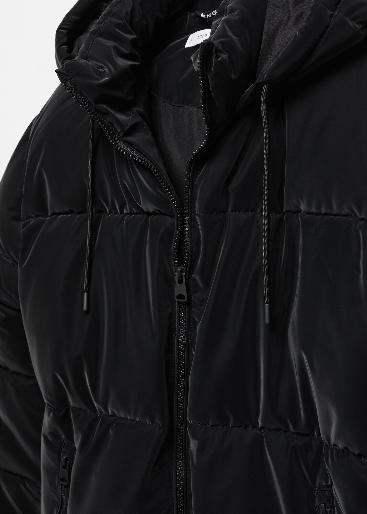 Quilted long coat - Details of the article 8