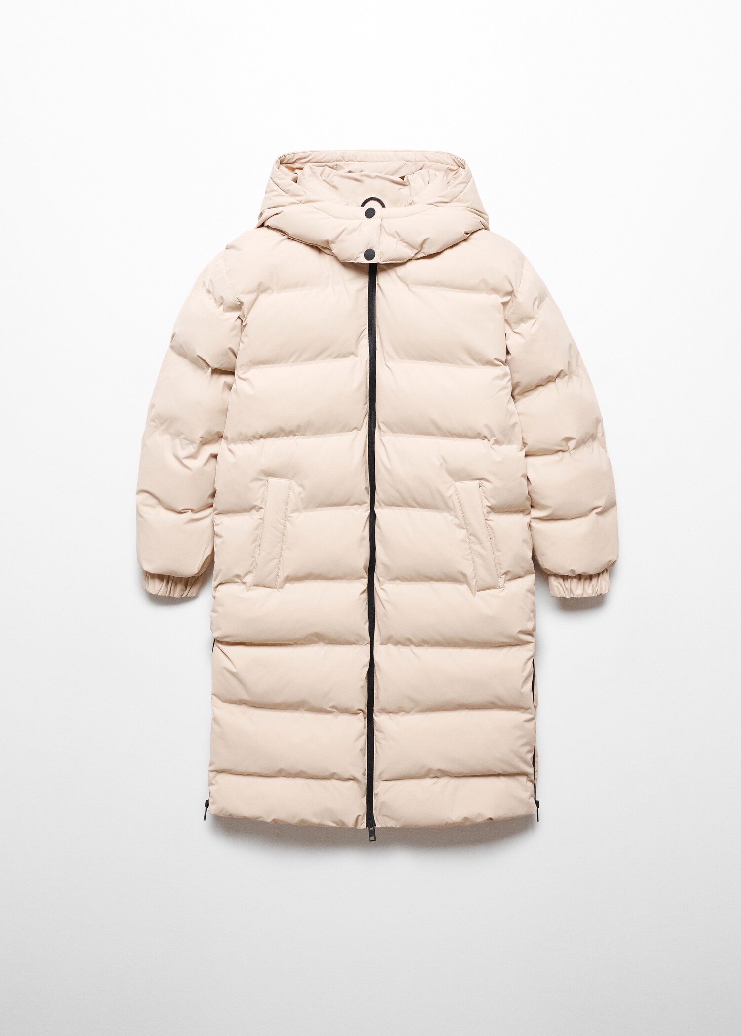 Quilted long coat - Article without model