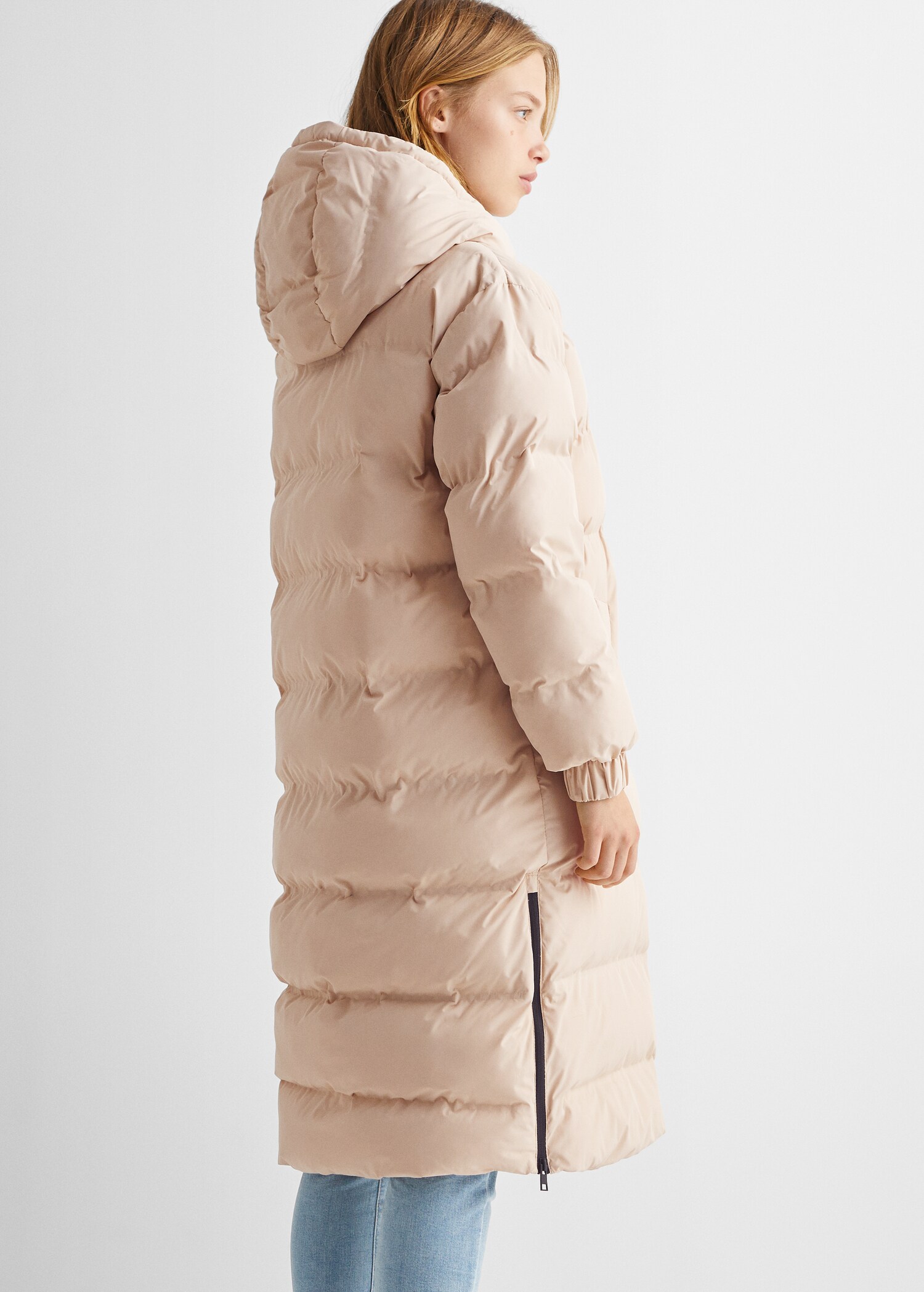 Quilted long coat - Details of the article 4