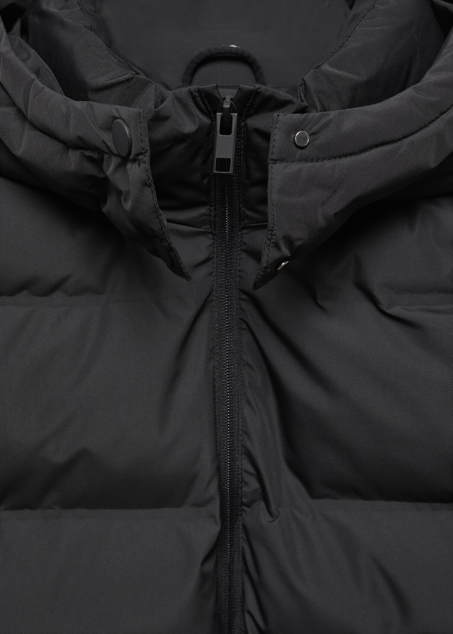 Quilted long coat - Details of the article 8