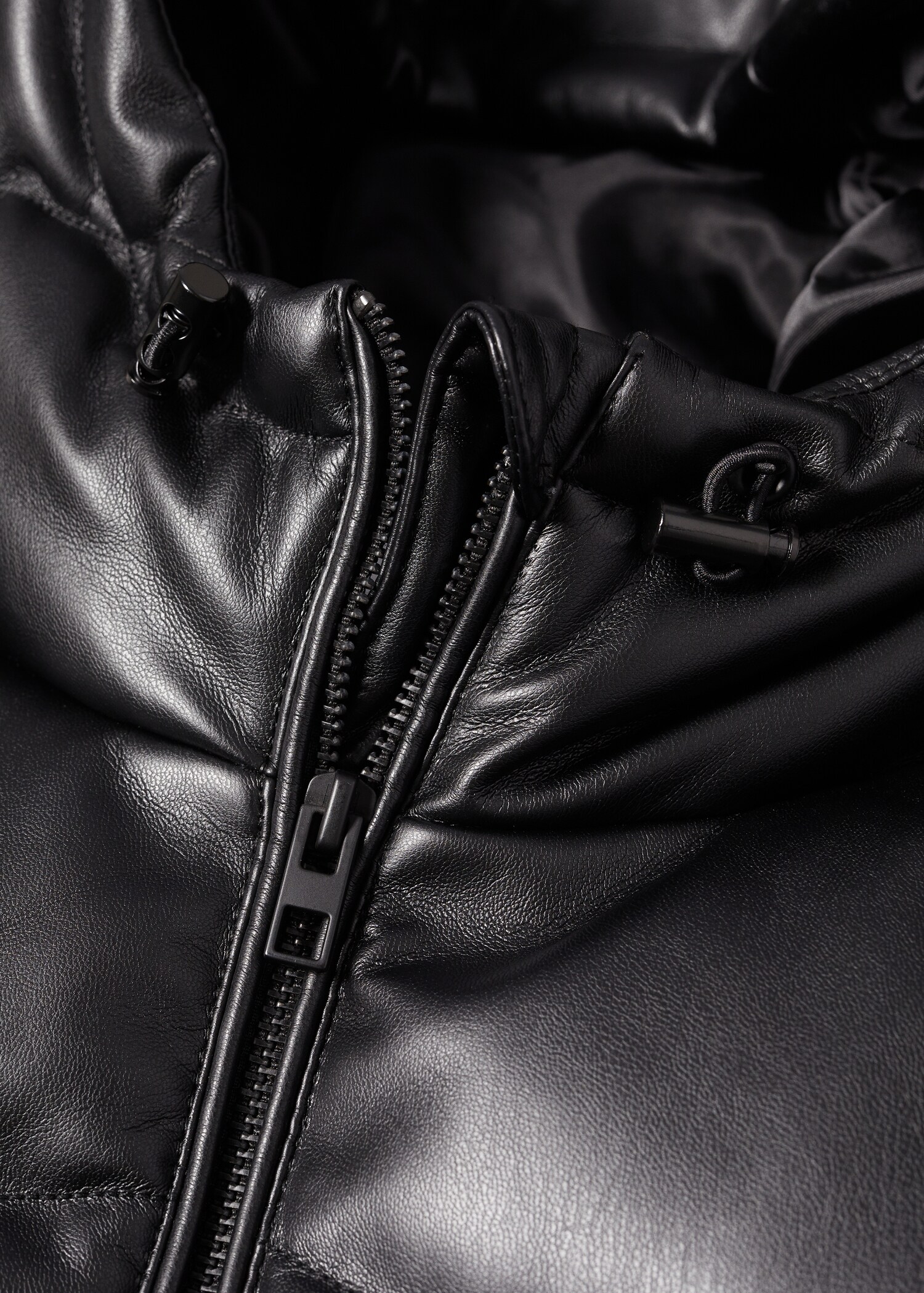 Anorak acolchado efecto piel - Detalle del artículo 8