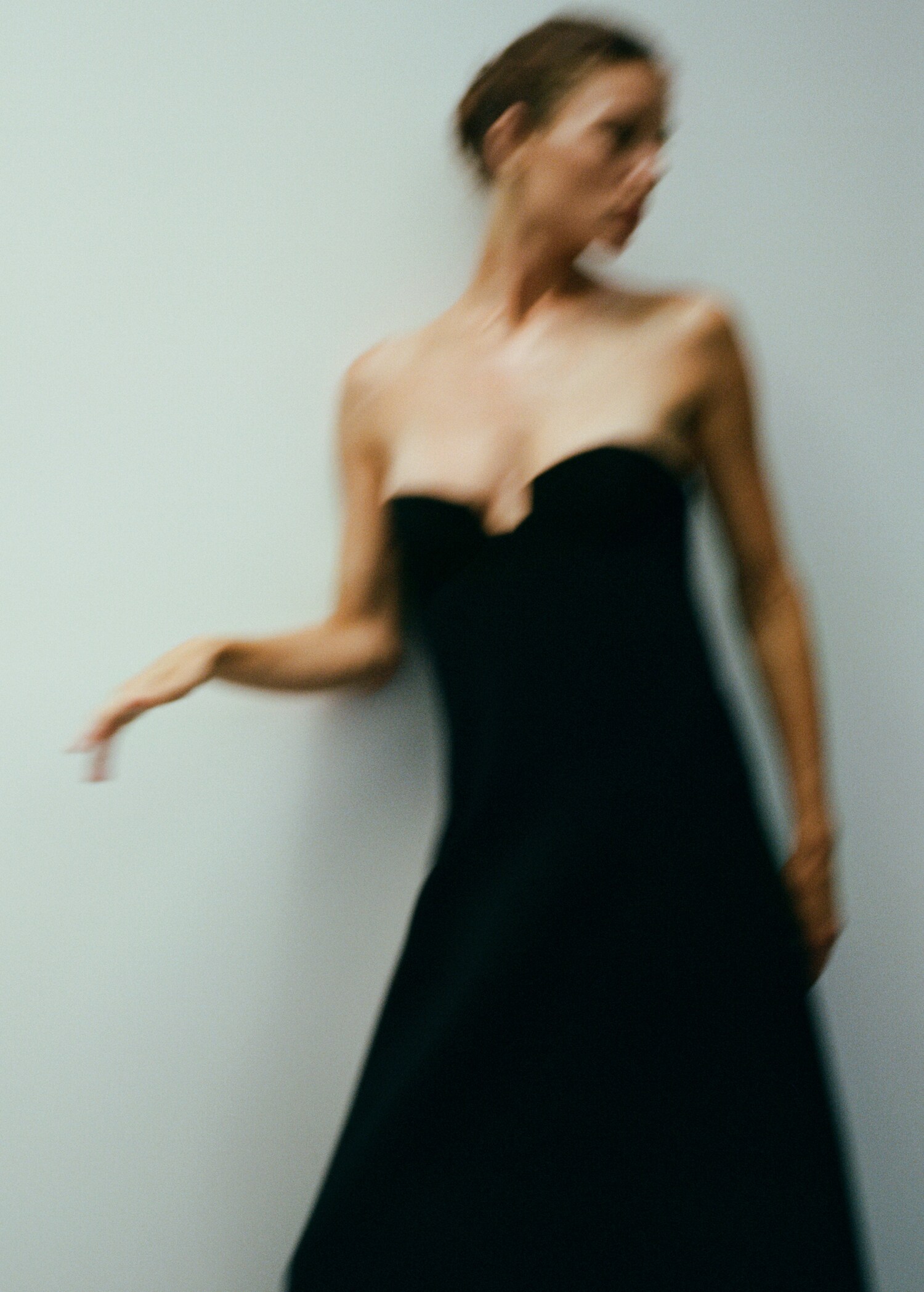 Vestido escote corazón estructurado - Detalle del artículo 7