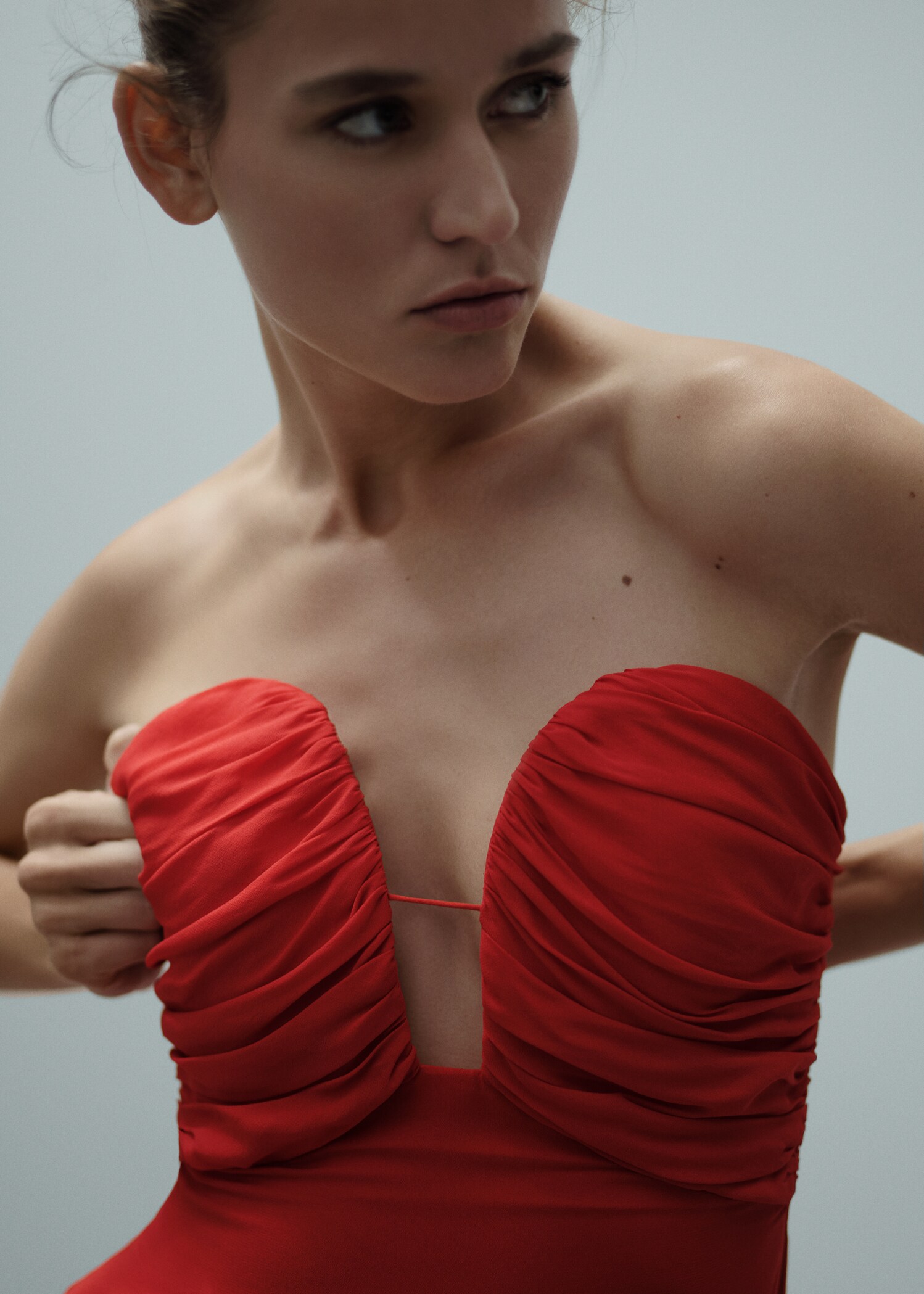 Strapless dress with sweetheart neckline - Details of the article 6
