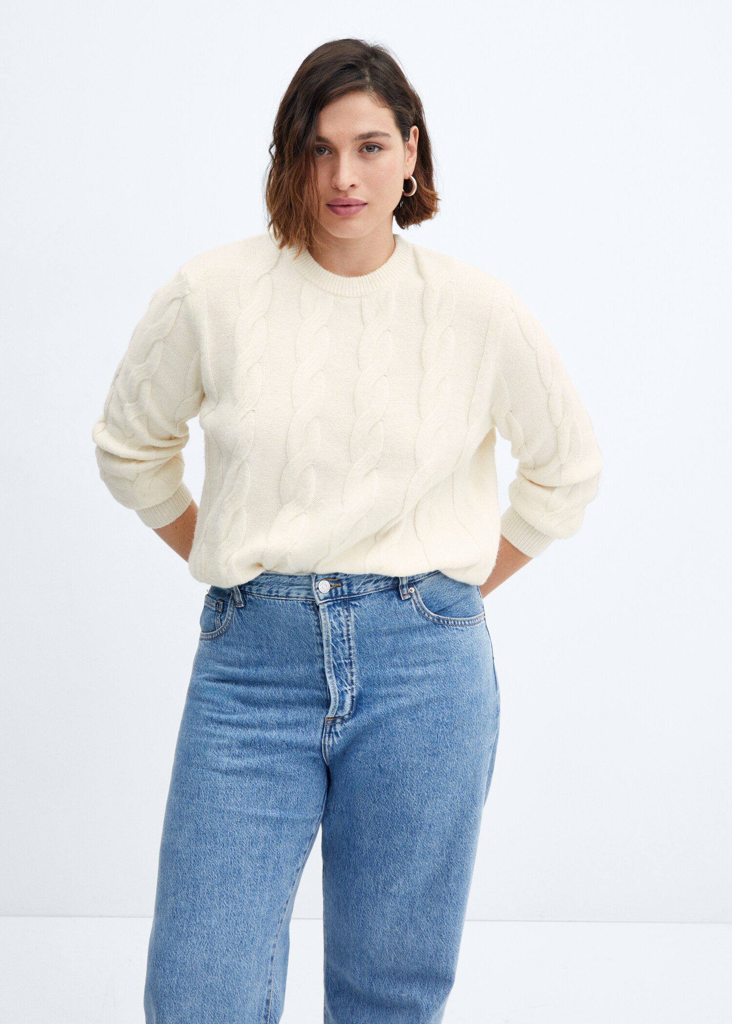 Cable-knit sweater - Details of the article 5