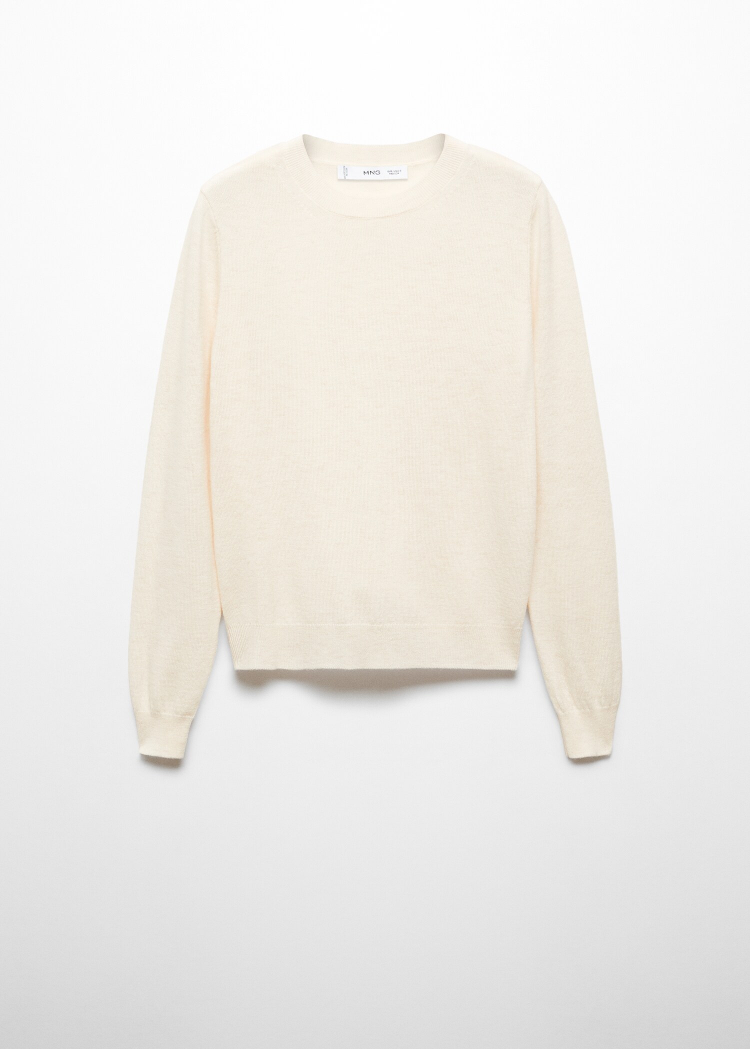 Wollpullover mit Perkinskragen - Artikel ohne Model