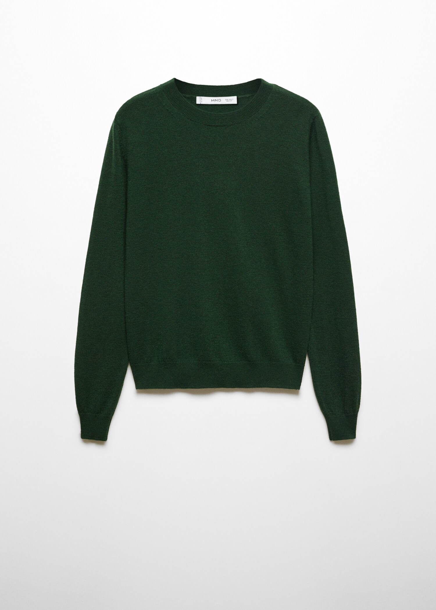 High collar wool sweater - Article without model