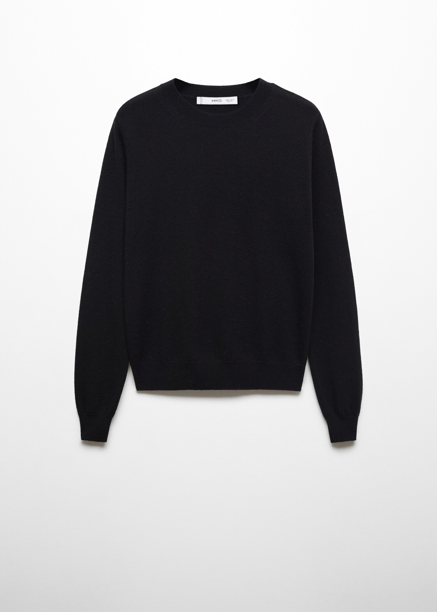 High collar wool sweater - Article without model
