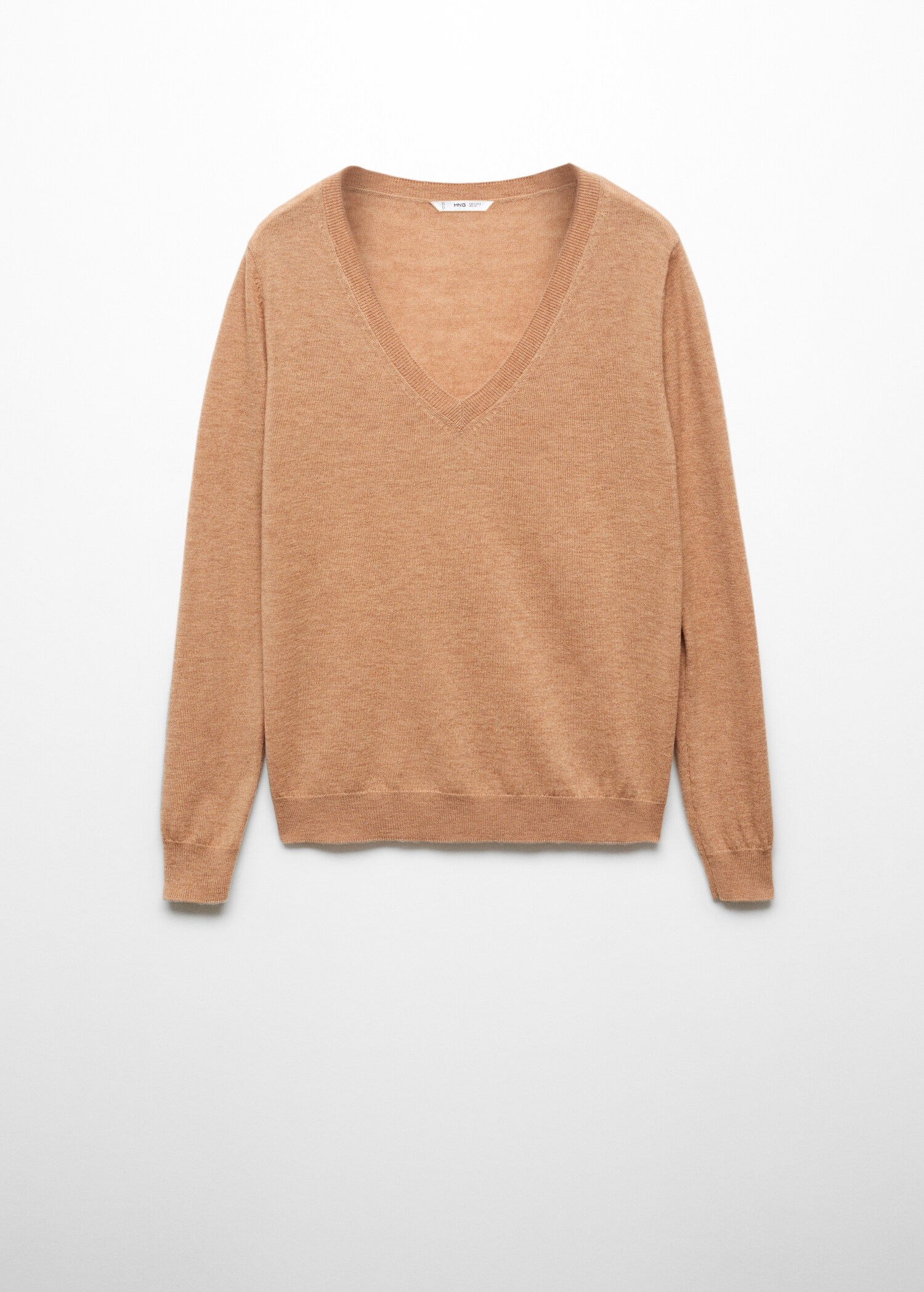 V-neck wool sweater - Article without model