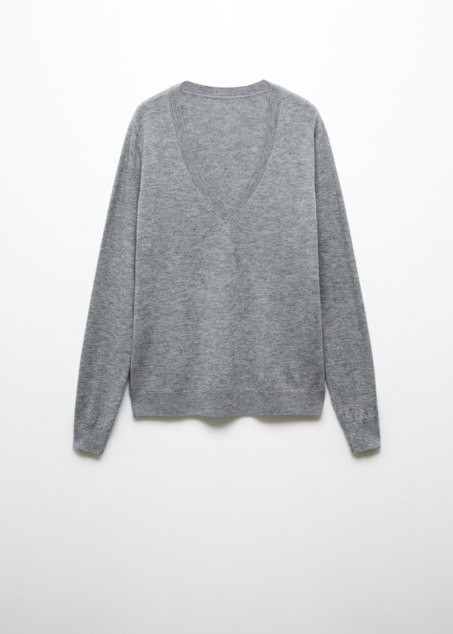V-neck wool sweater - Article without model