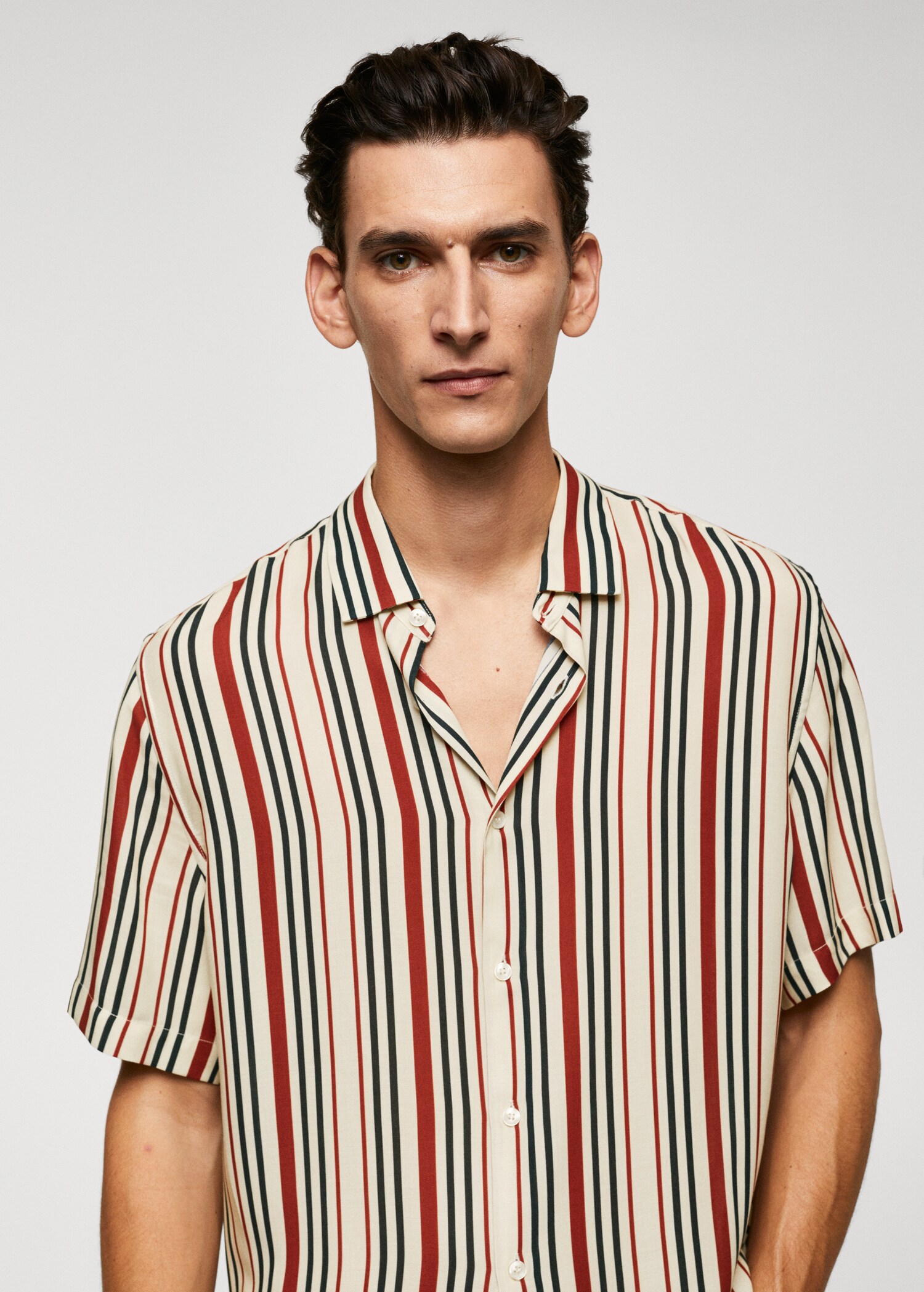 Chemise rayures manches courtes - Détail de l'article 1