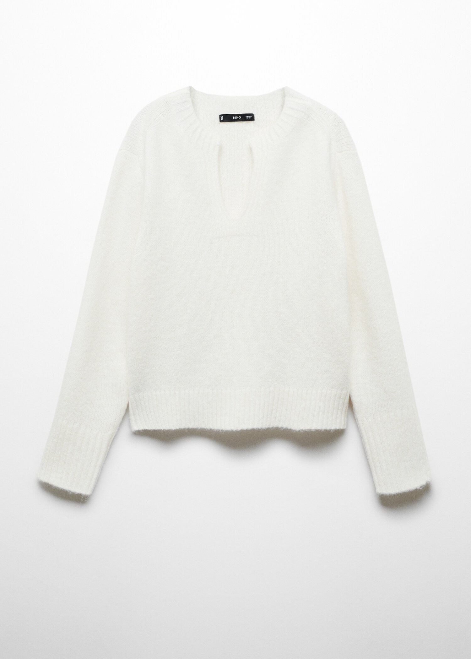 V-neck round-neck sweater - Article without model