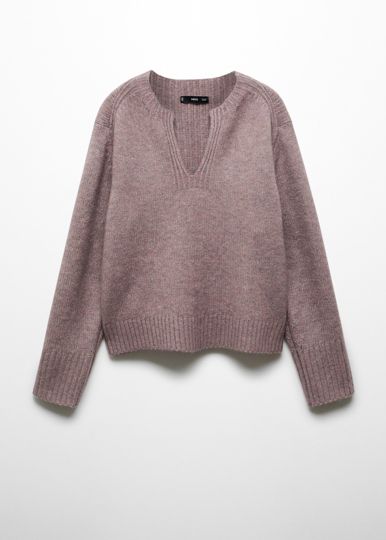 V-neck round-neck sweater - Article without model