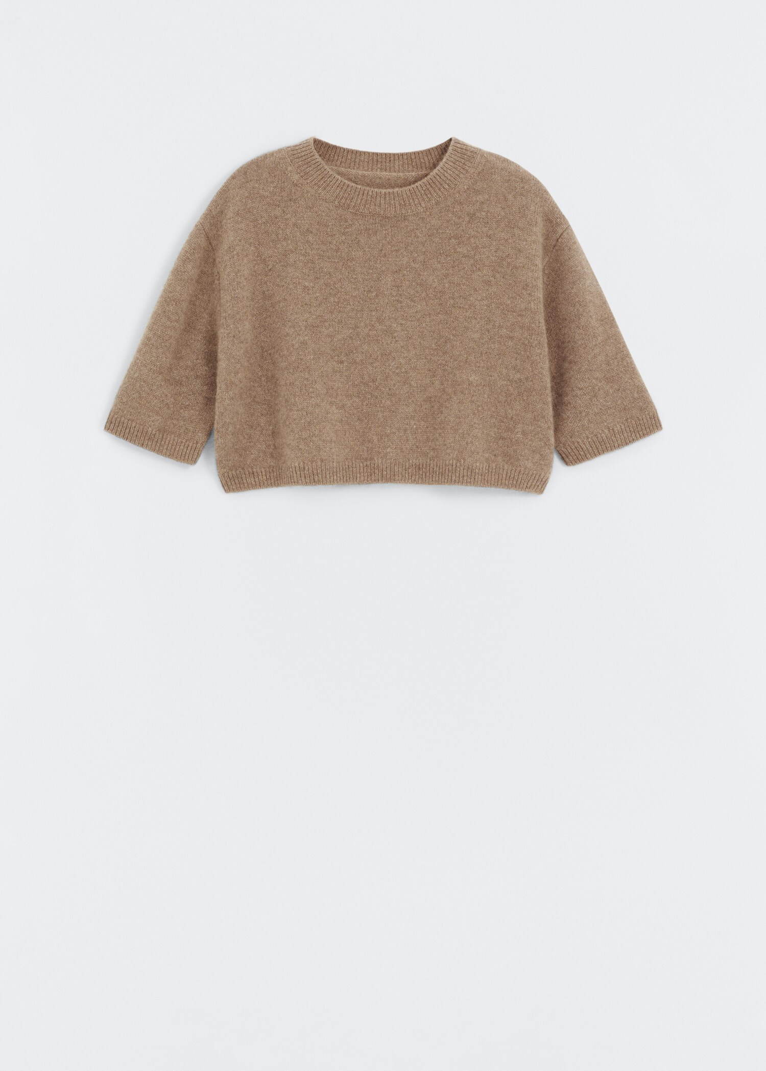 Krótki sweter z kaszmiru - Artykuł bez modela/modelki