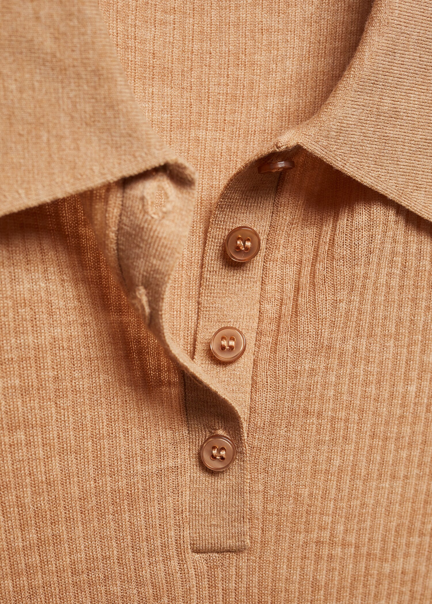 Polo collar wool sweater - Details of the article 8