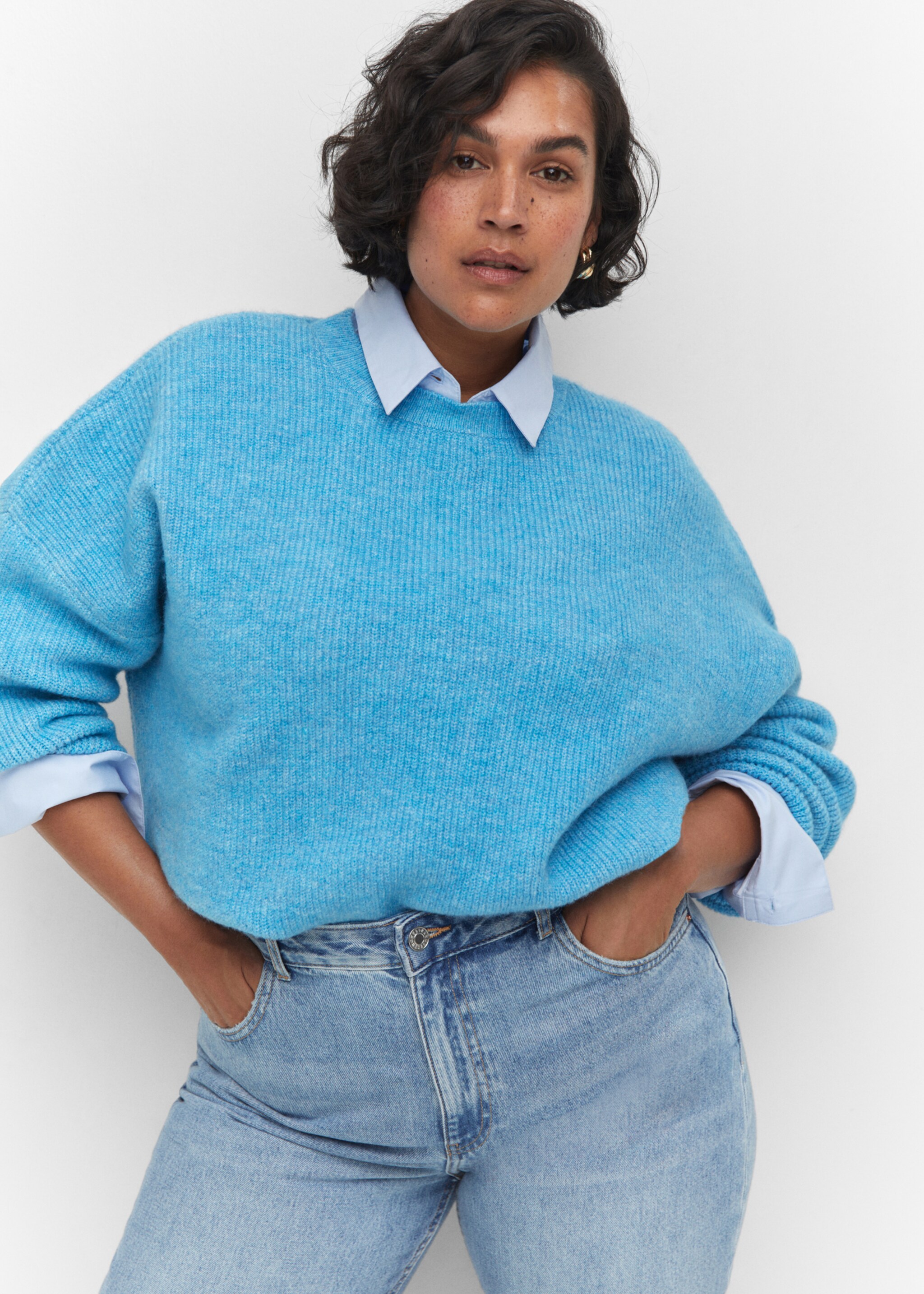 Oversized-Pullover mit &uuml;berschnittenen &Auml;rmeln - Detail des Artikels 4