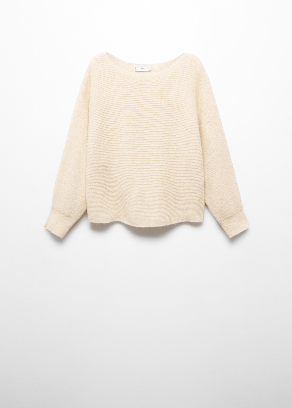 Boat-neck knitted sweater - Women | MANGO OUTLET USA Boat-neck knitted sweater - Women | MANGO OUTLET USA