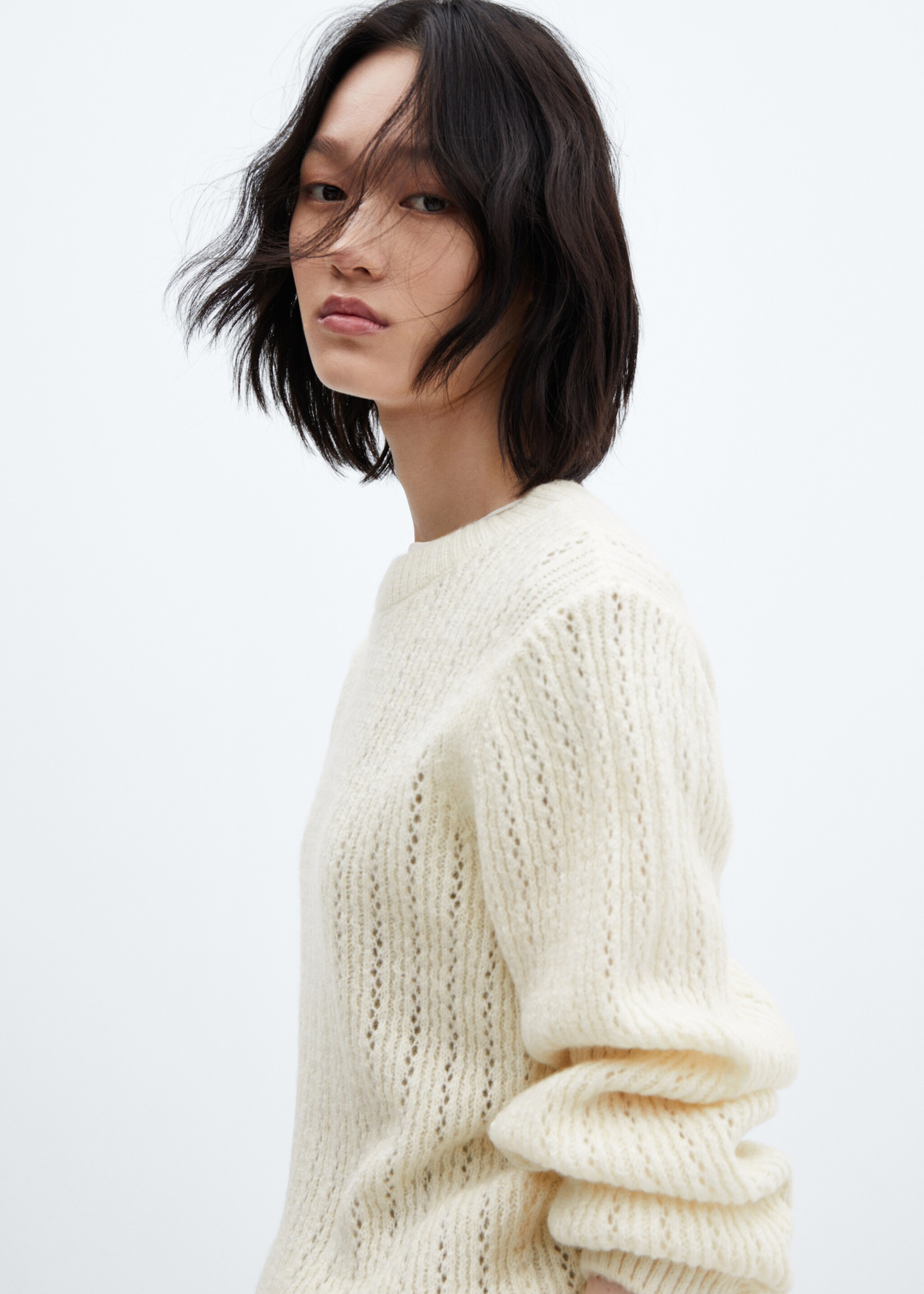 Pullover mit Lochmuster - Detail des Artikels 1