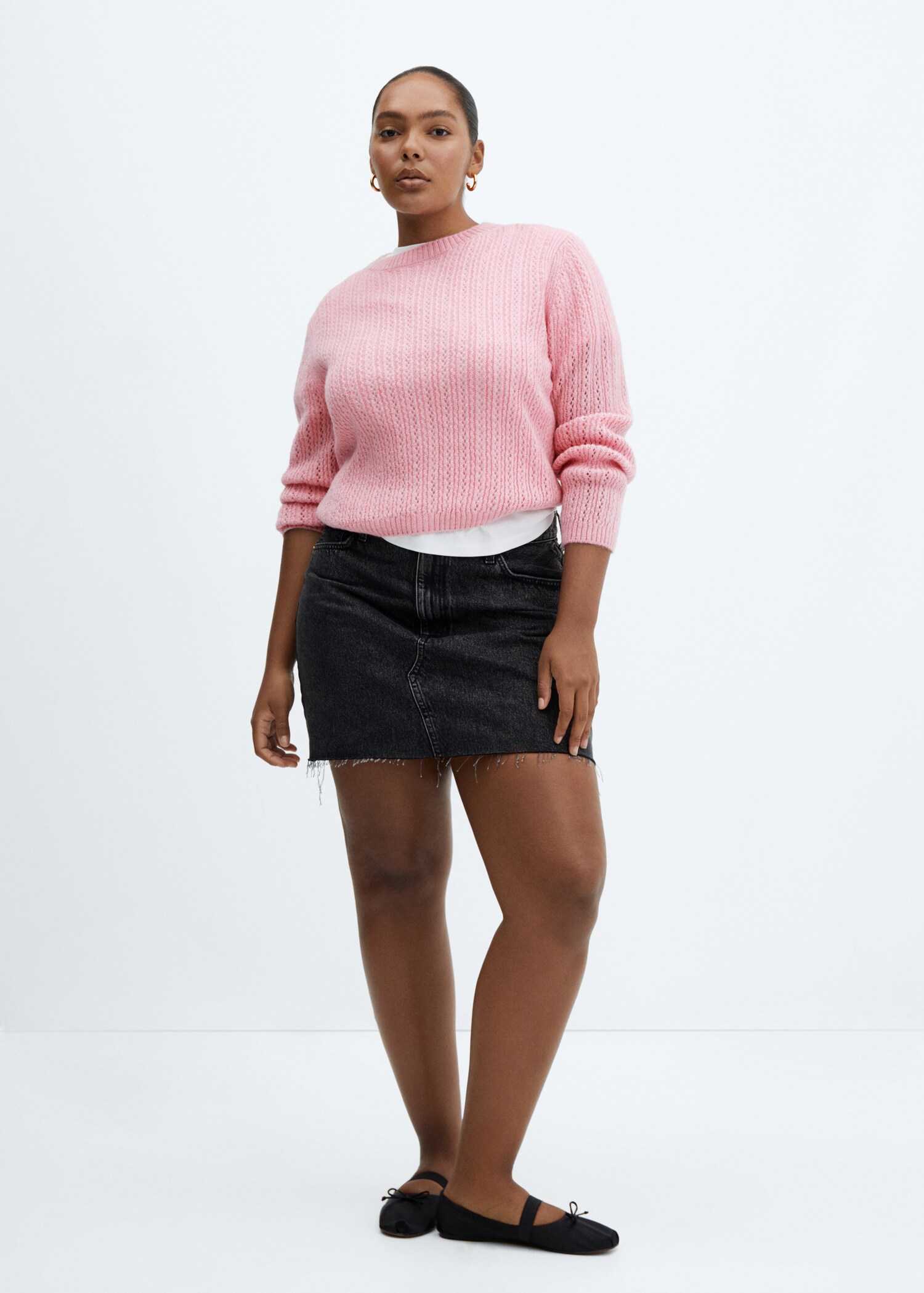 Pullover mit Lochmuster - Detail des Artikels 3