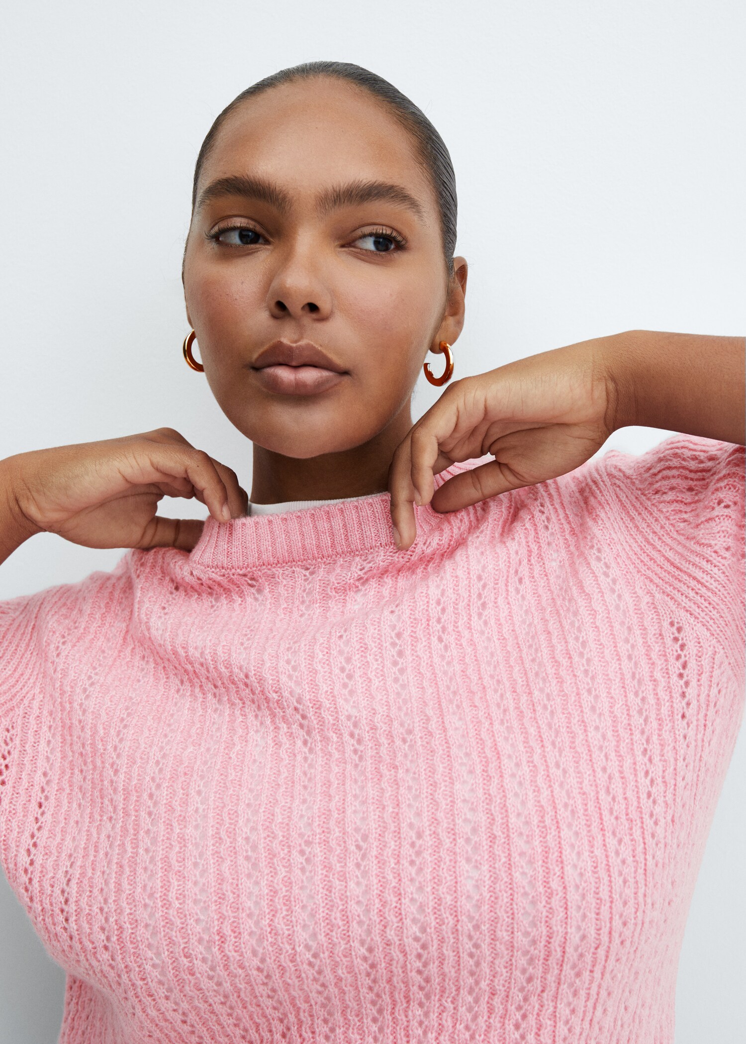 Pullover mit Lochmuster - Detail des Artikels 4