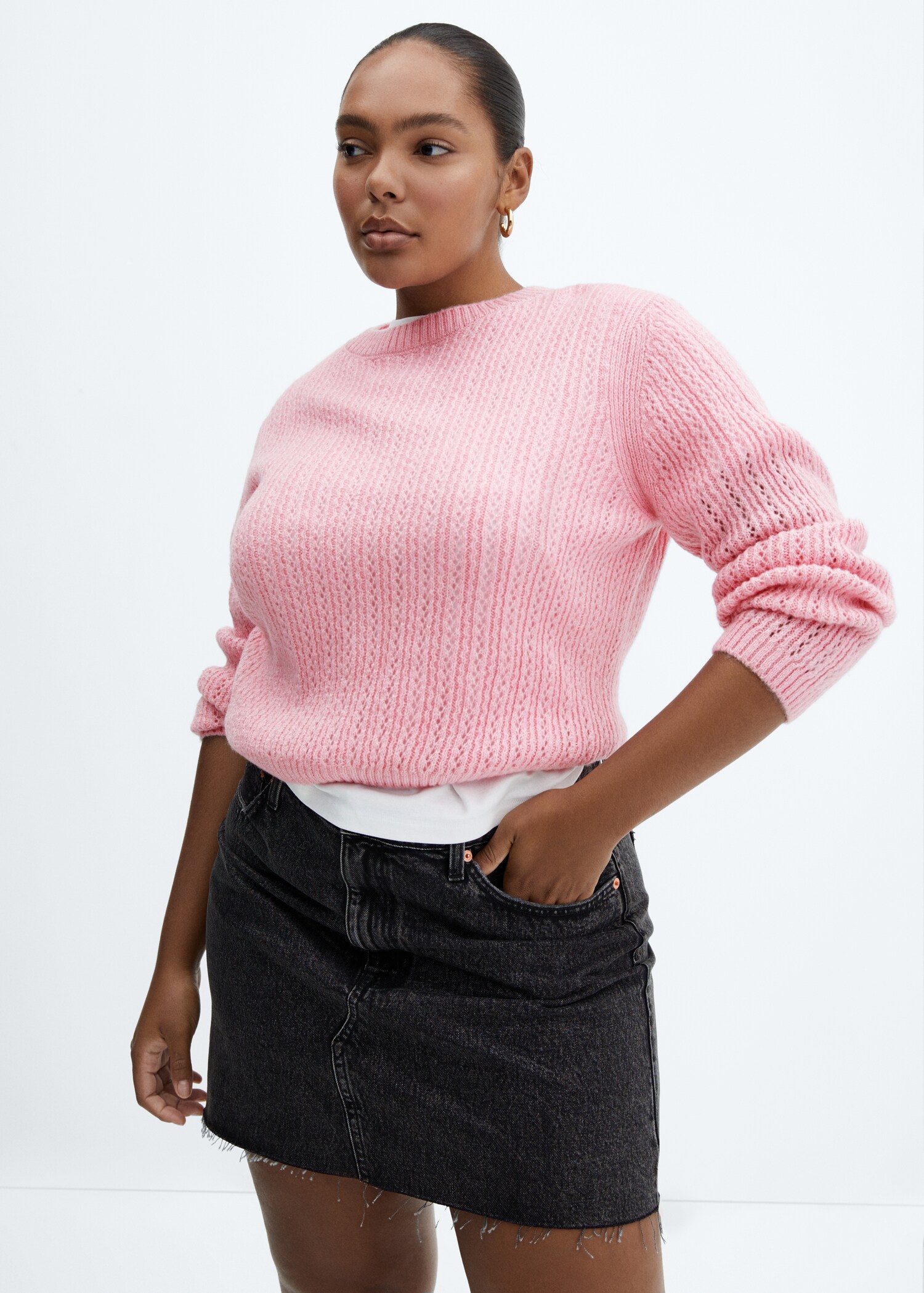 Pullover mit Lochmuster - Detail des Artikels 5