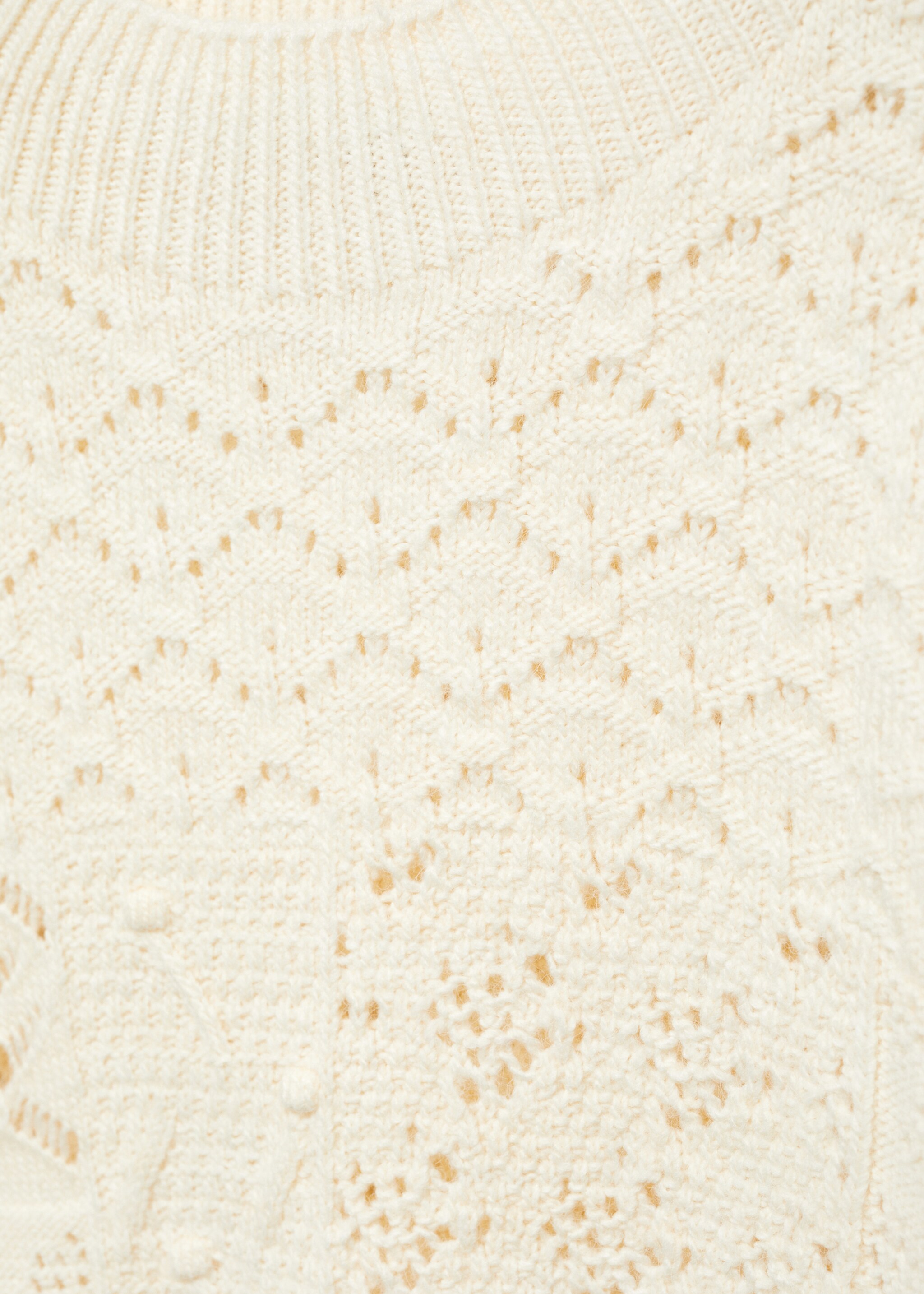 Pullover mit H&auml;kel-Details und Lochmuster - Detail des Artikels 8