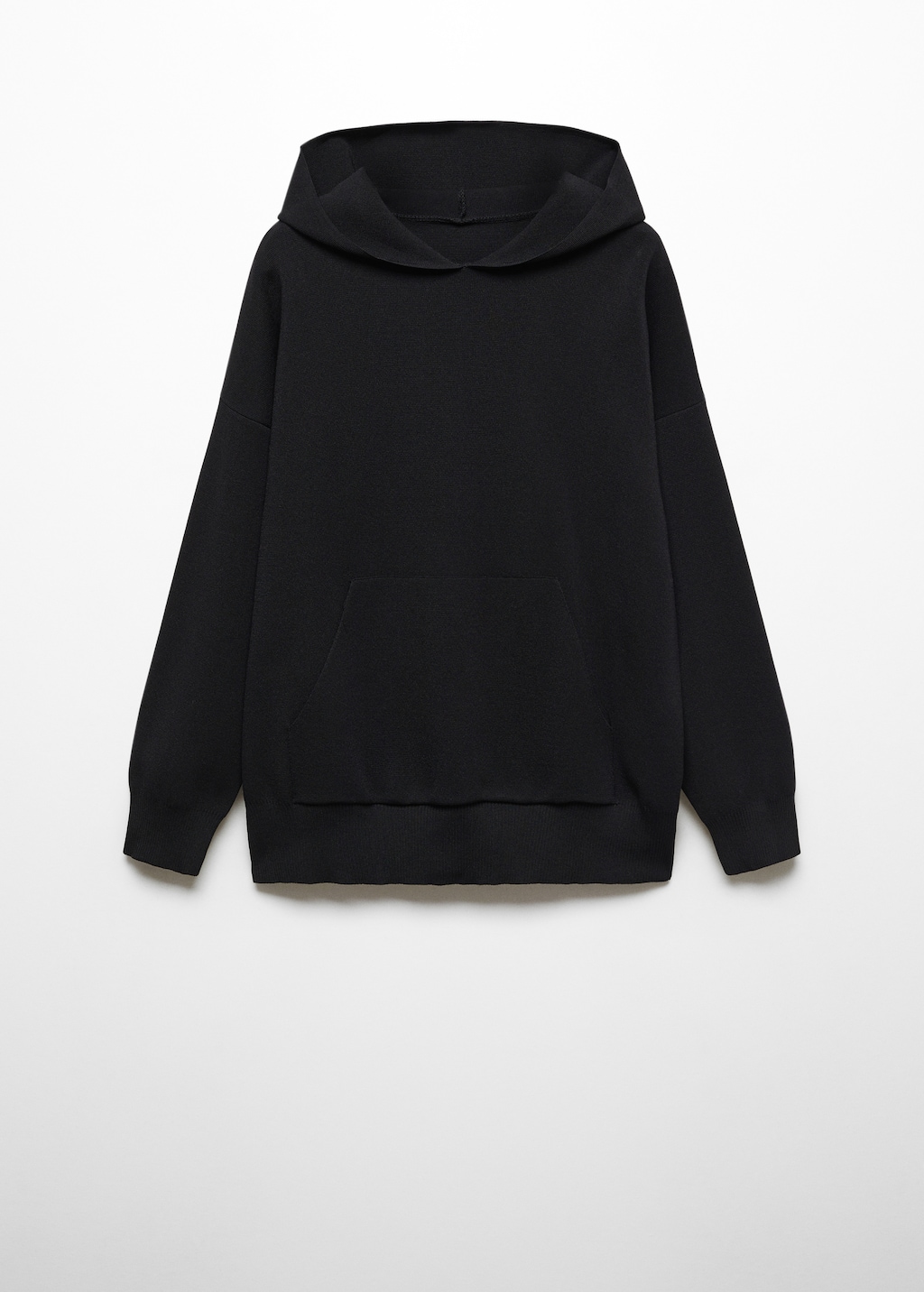 Hooded sweatshirt with front pocket - Women | MANGO OUTLET USA Hooded sweatshirt with front pocket - Women | MANGO OUTLET USA