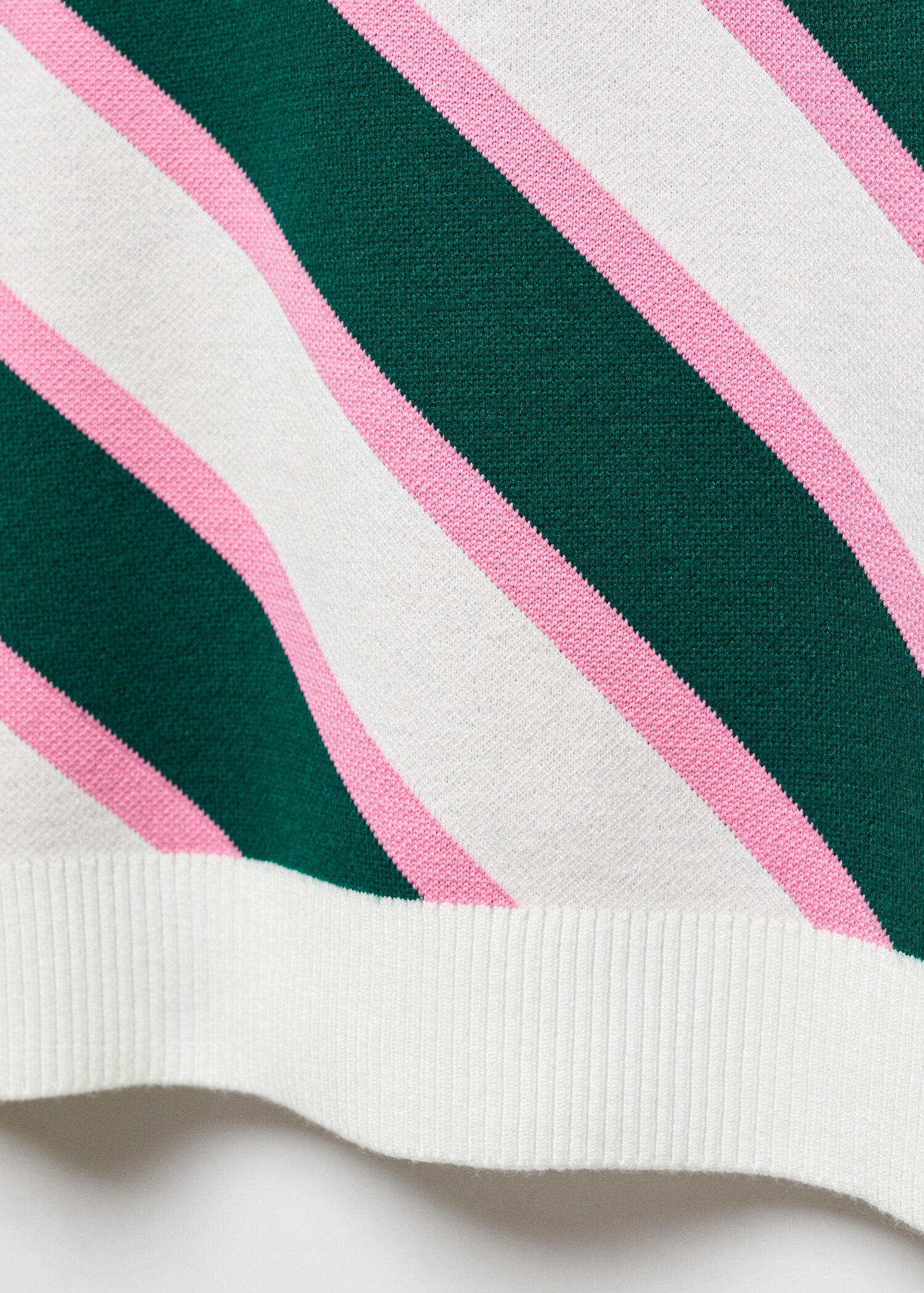 Diagonal-striped sweater - Details of the article 8