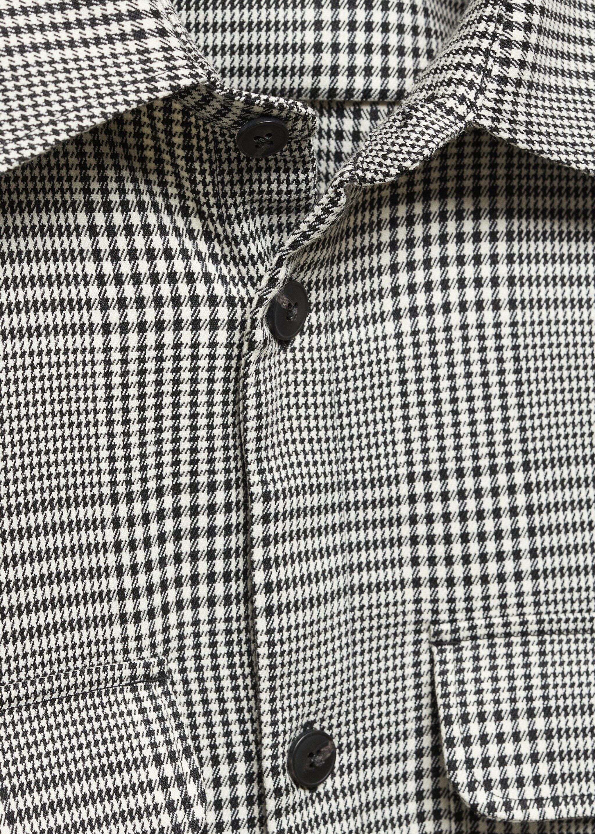 Sobrecamisa regular fit axadrezada - Pormenor do artigo 8
