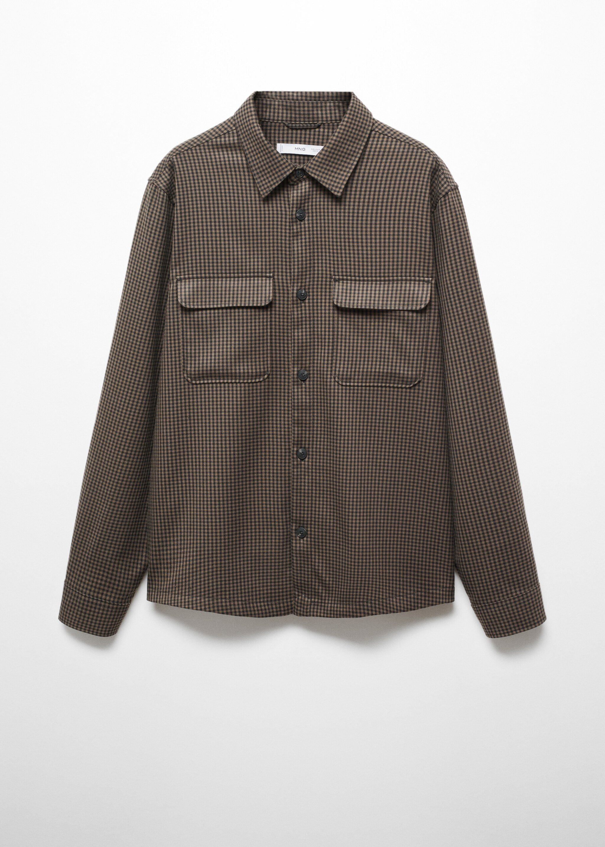 Sobrecamisa regular fit com bolsos - Artigo sem modelo