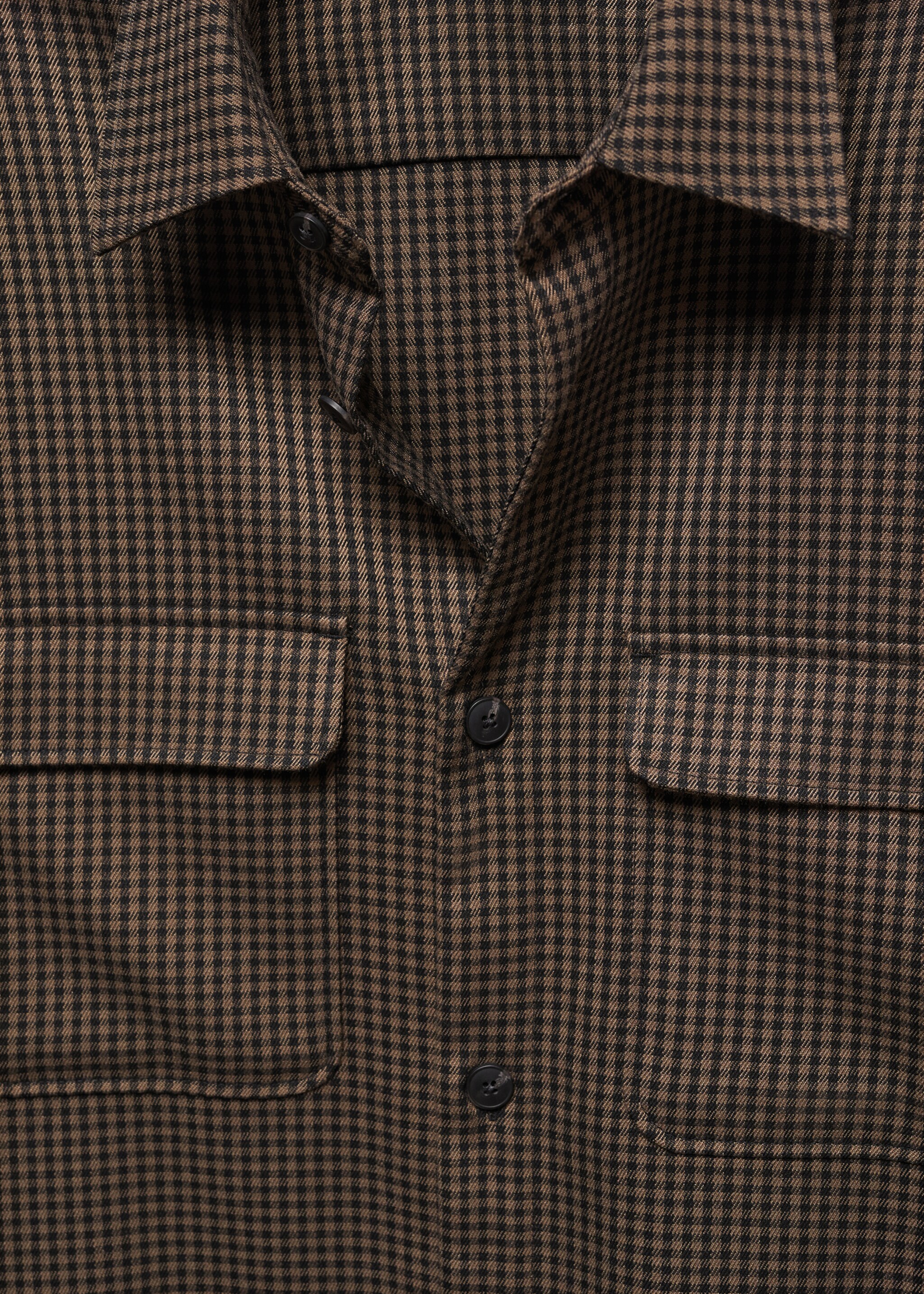 Sobrecamisa regular fit com bolsos - Pormenor do artigo 8