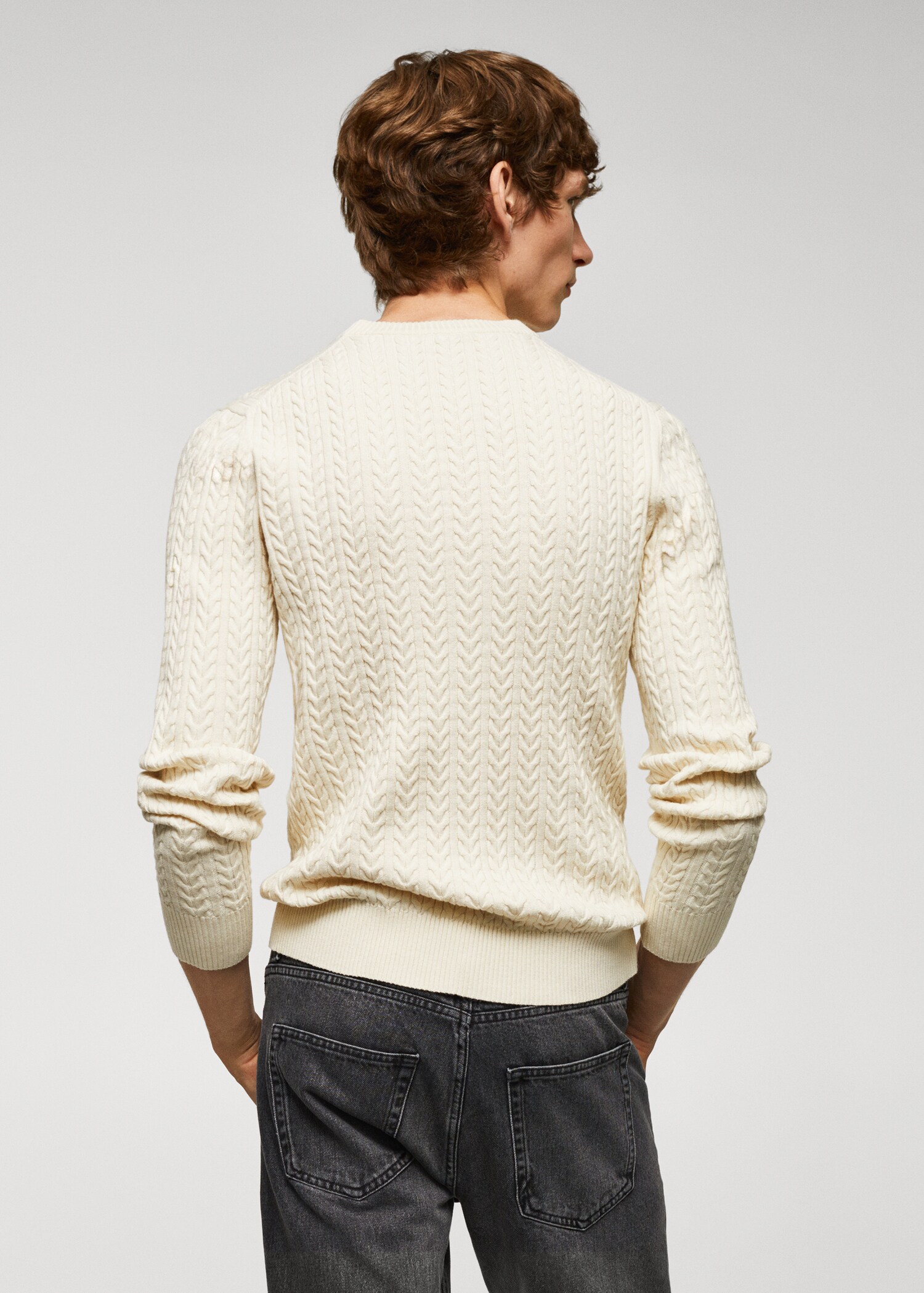 Pull-over coton tressé - Verso de l’article