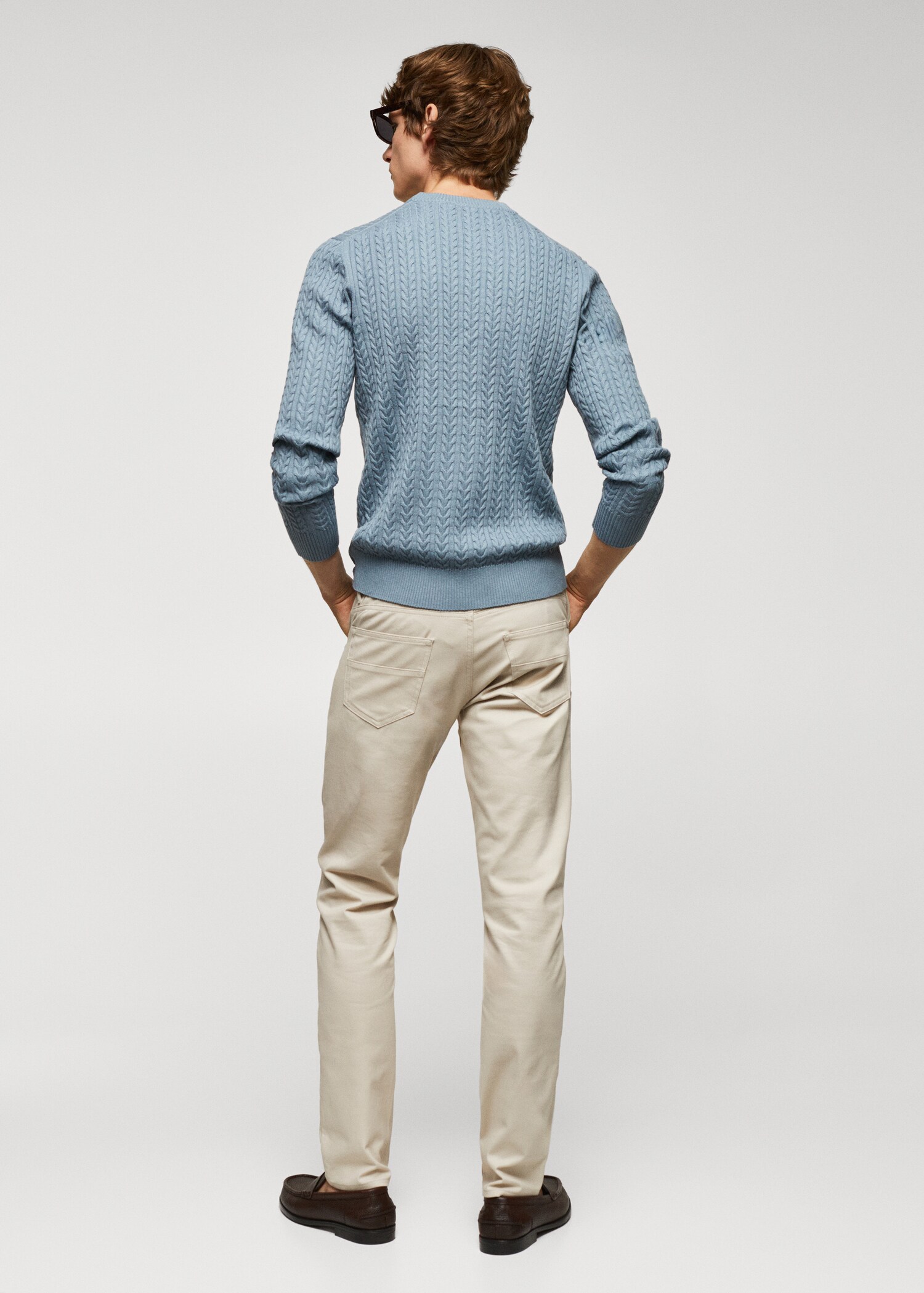 Pull-over coton tressé - Verso de l’article