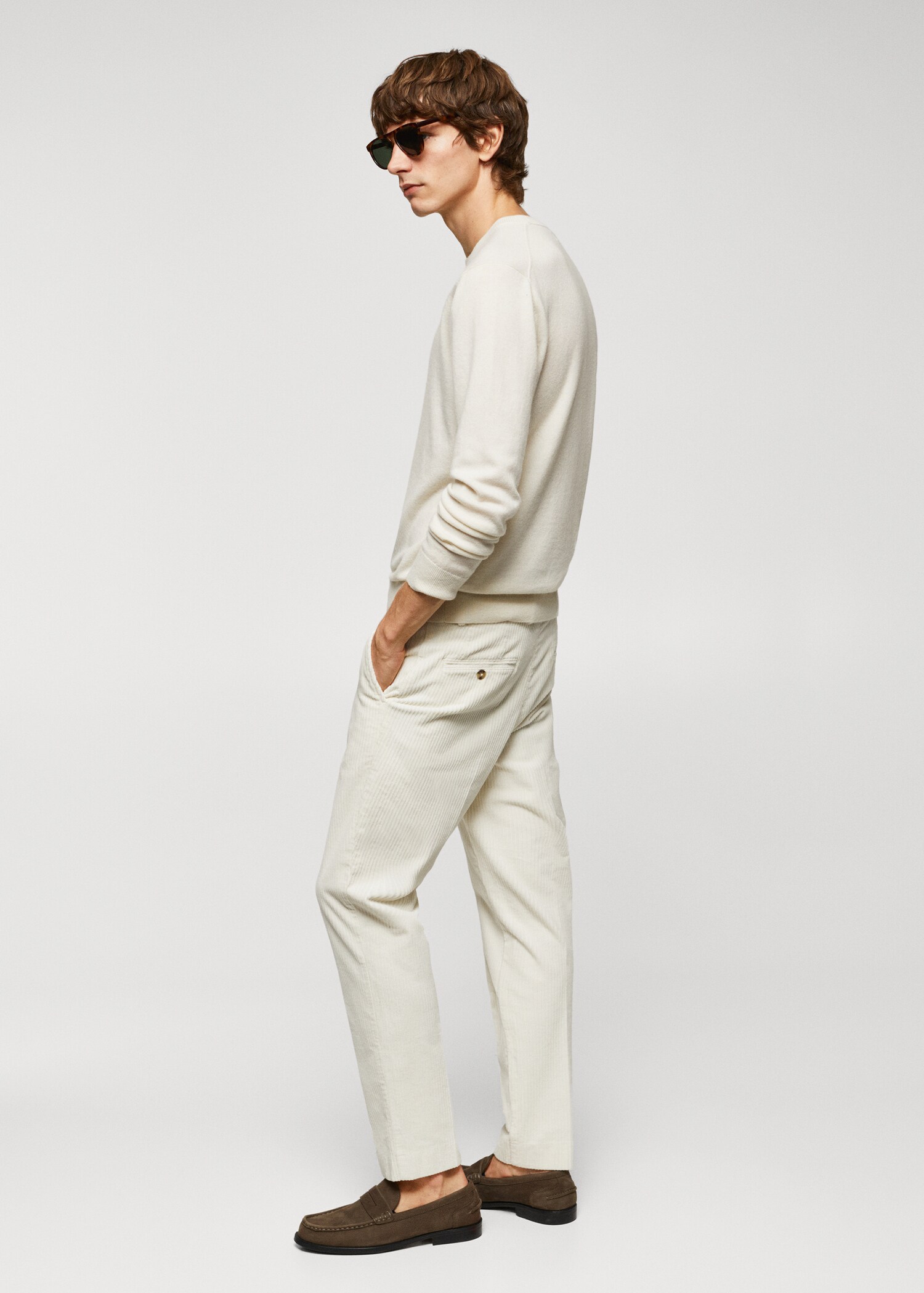 Fine-knit wool-blend sweater - Details of the article 2