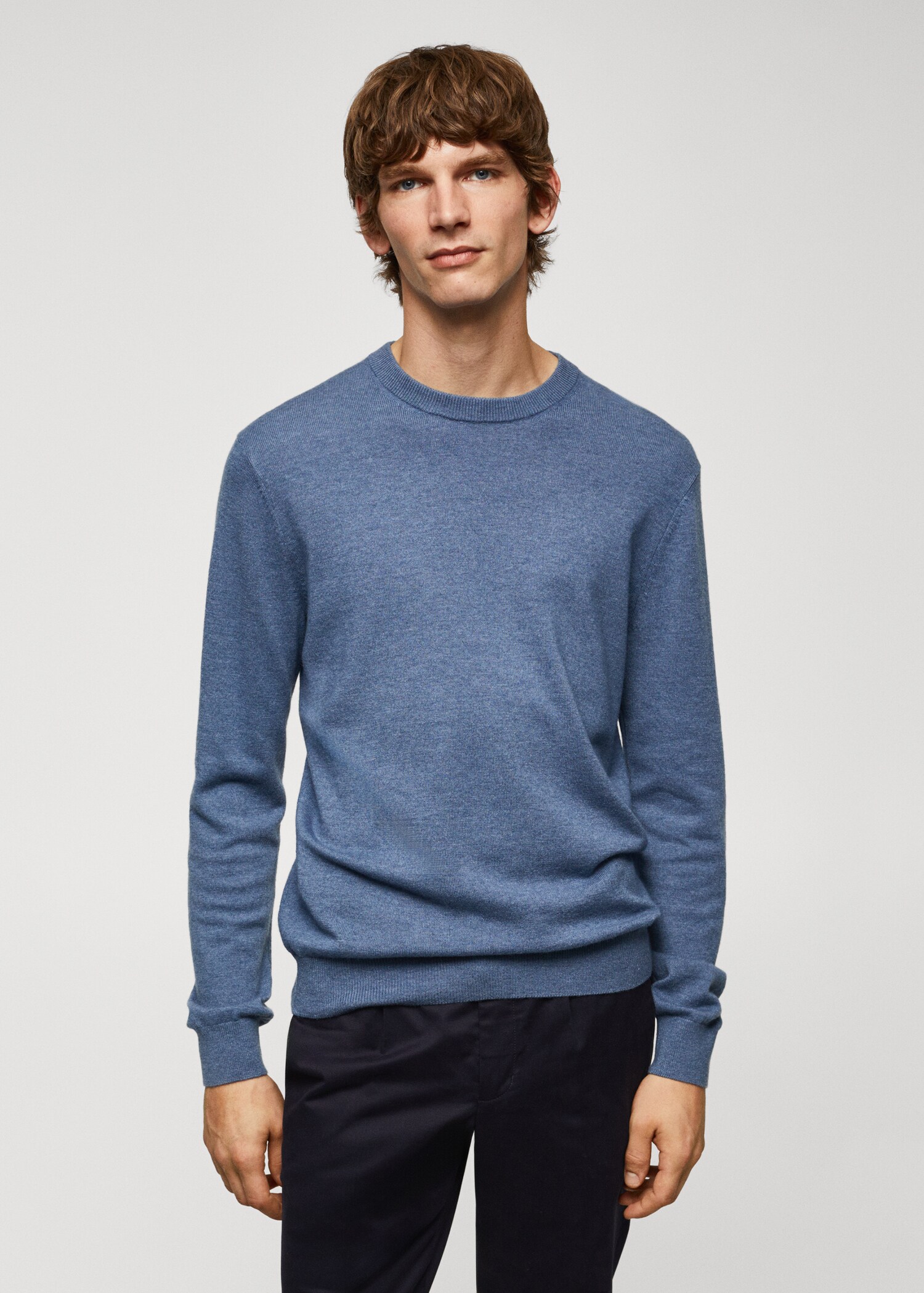 Fine-knit wool-blend sweater - Medium plane
