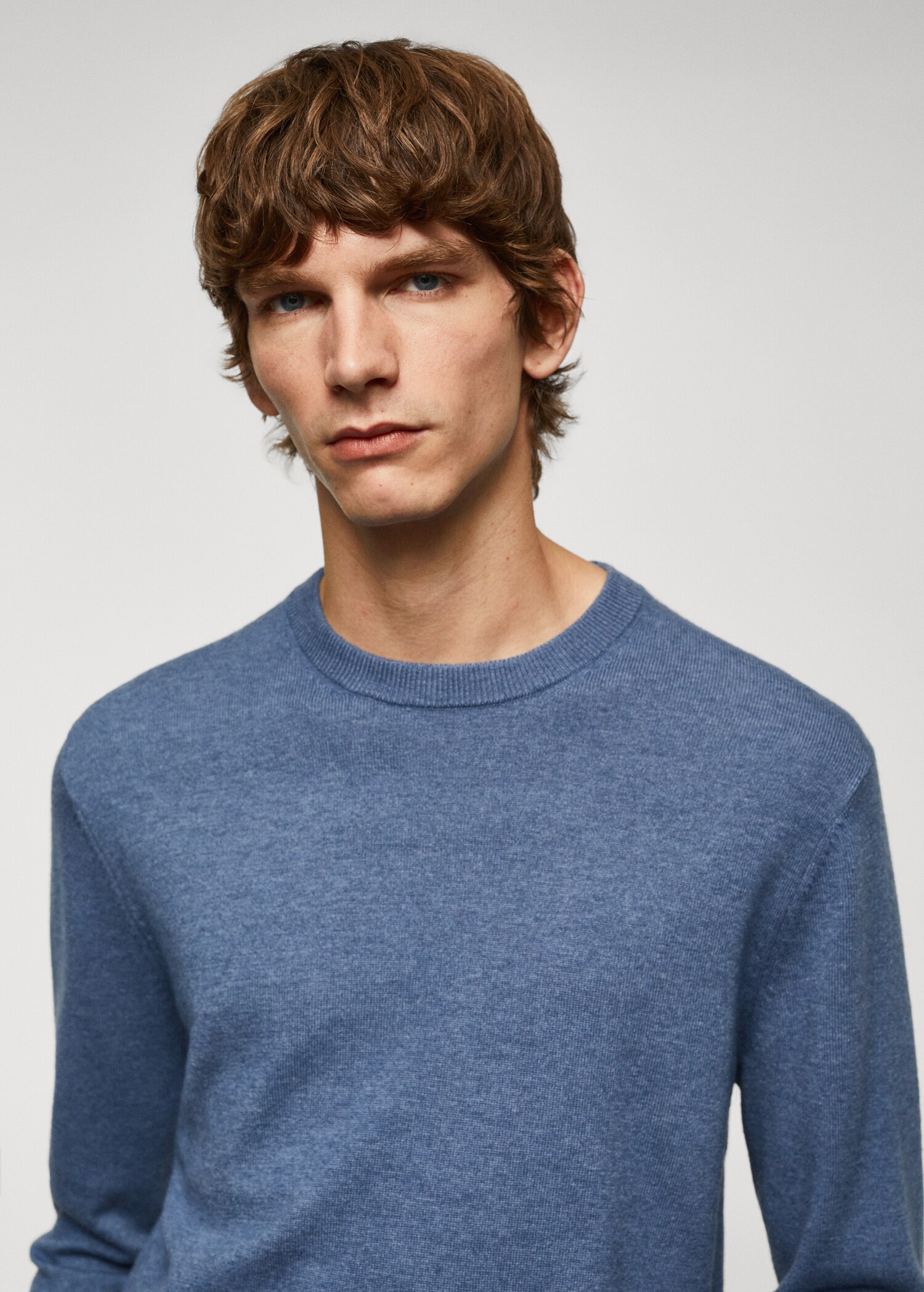 Fine-knit wool-blend sweater - Details of the article 1