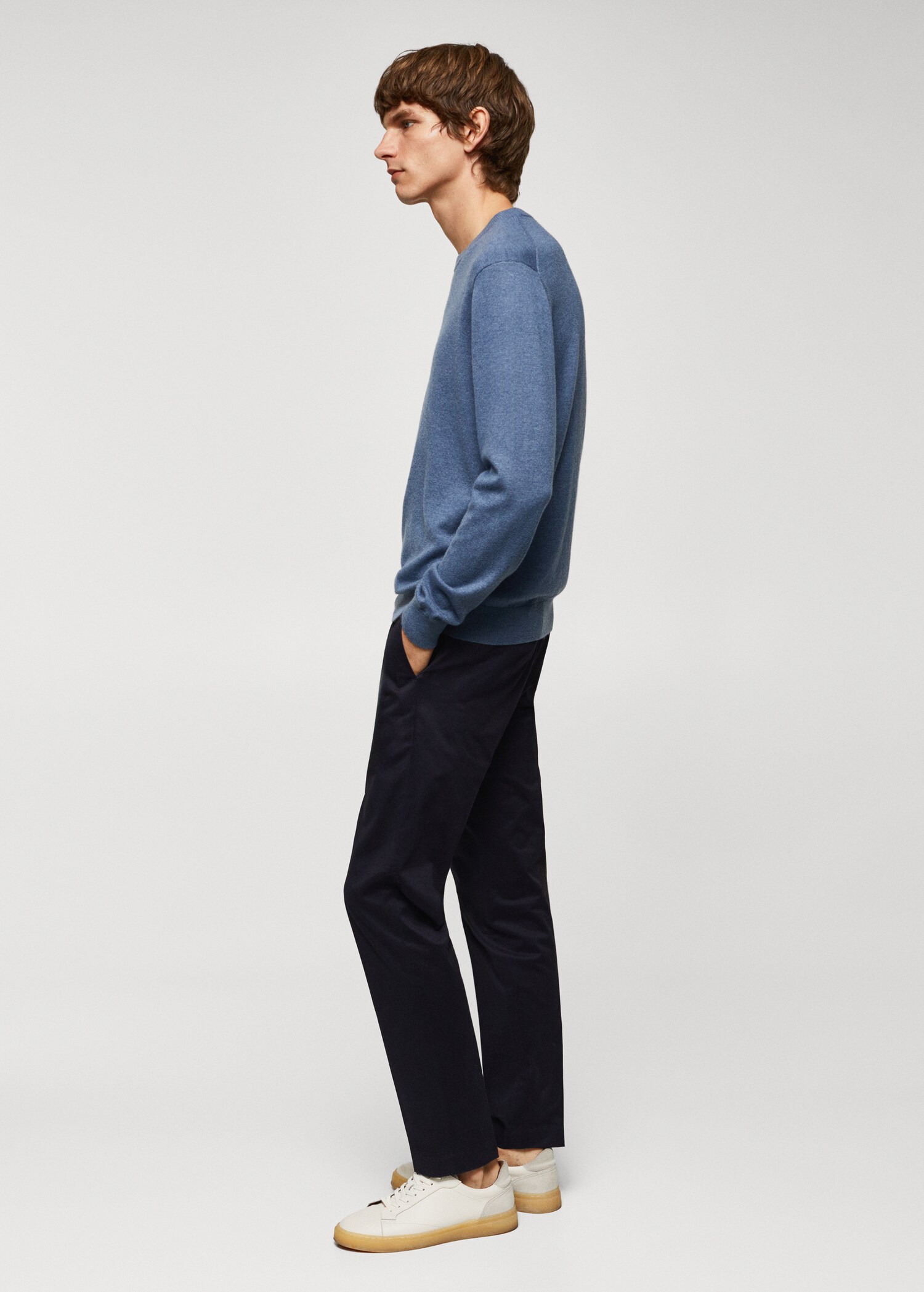 Fine-knit wool-blend sweater - Details of the article 2