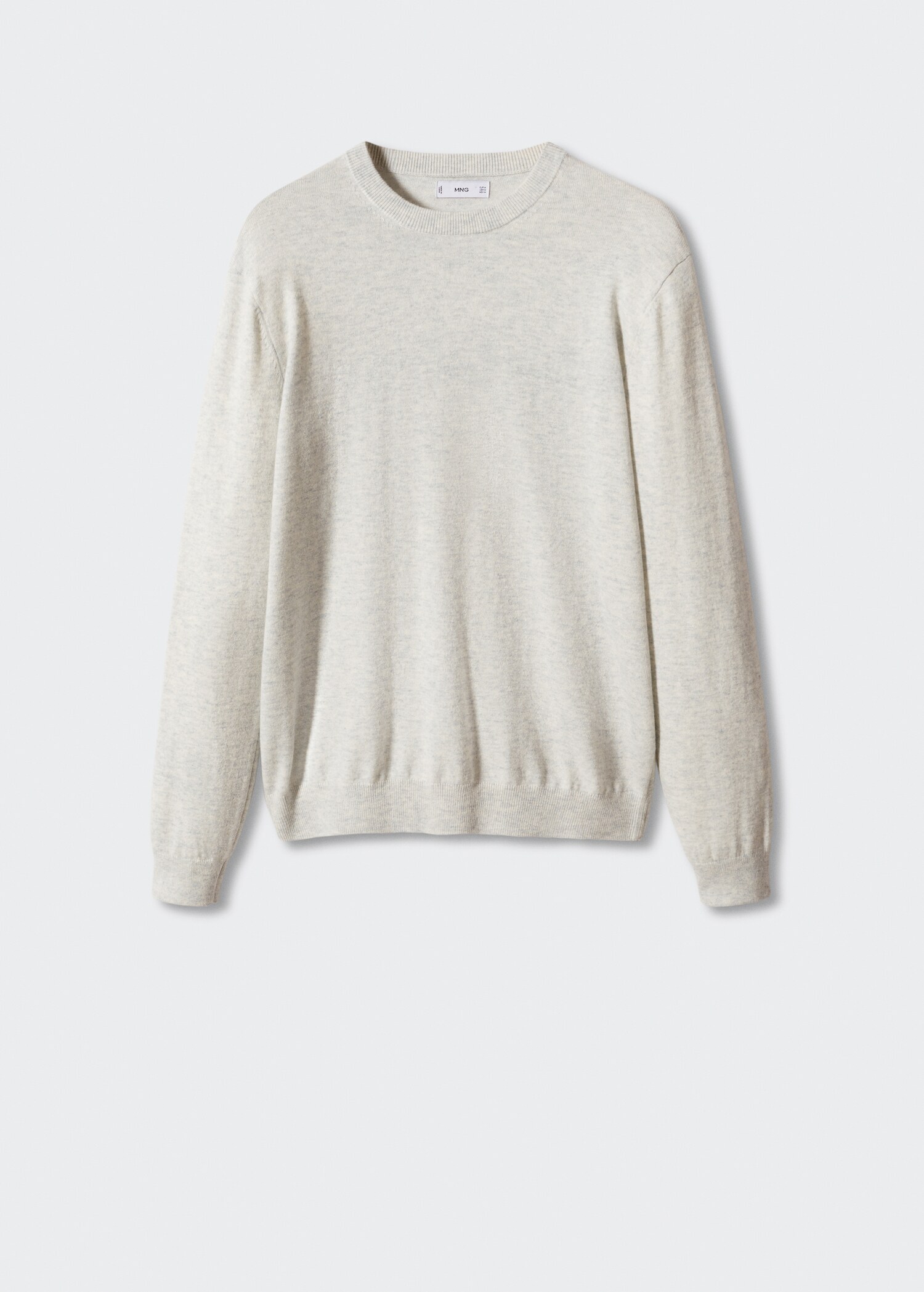 Fine-knit wool-blend sweater - Article without model
