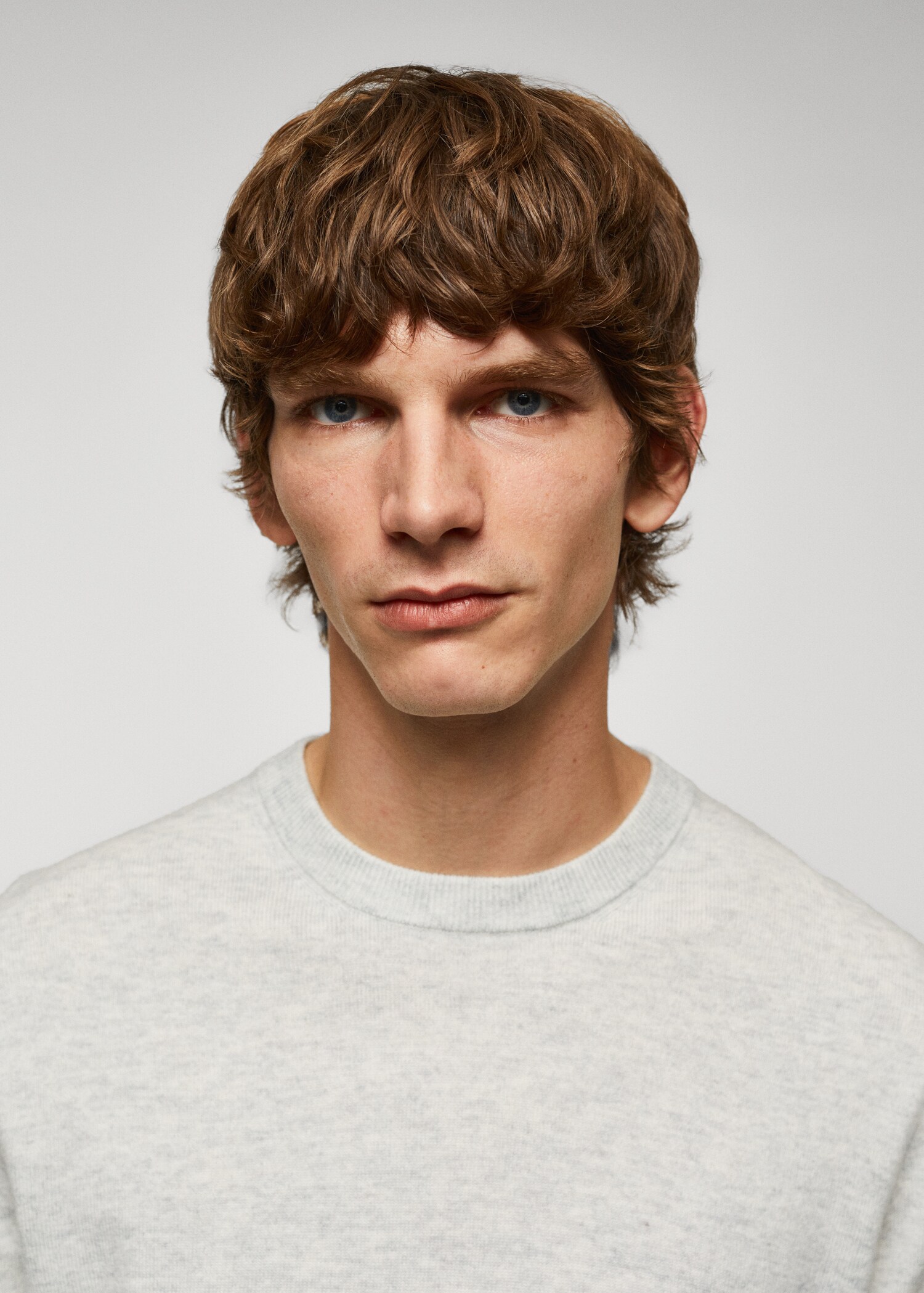 Fine-knit wool-blend sweater - Details of the article 1