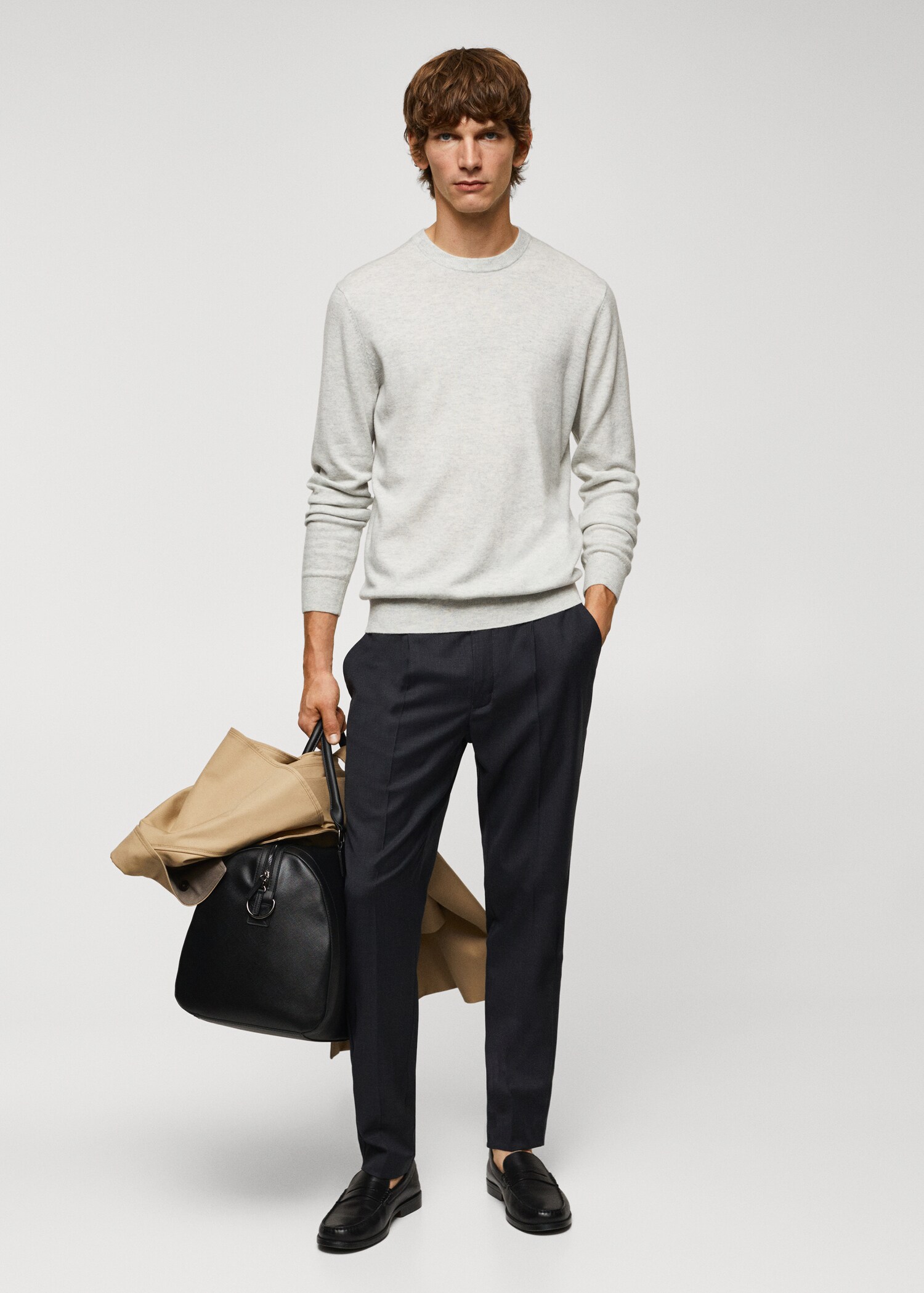Fine-knit wool-blend sweater - Details of the article 4